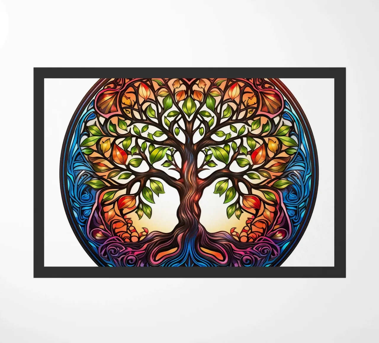 Albero della vita colorato zerbino da Spiritual Touch