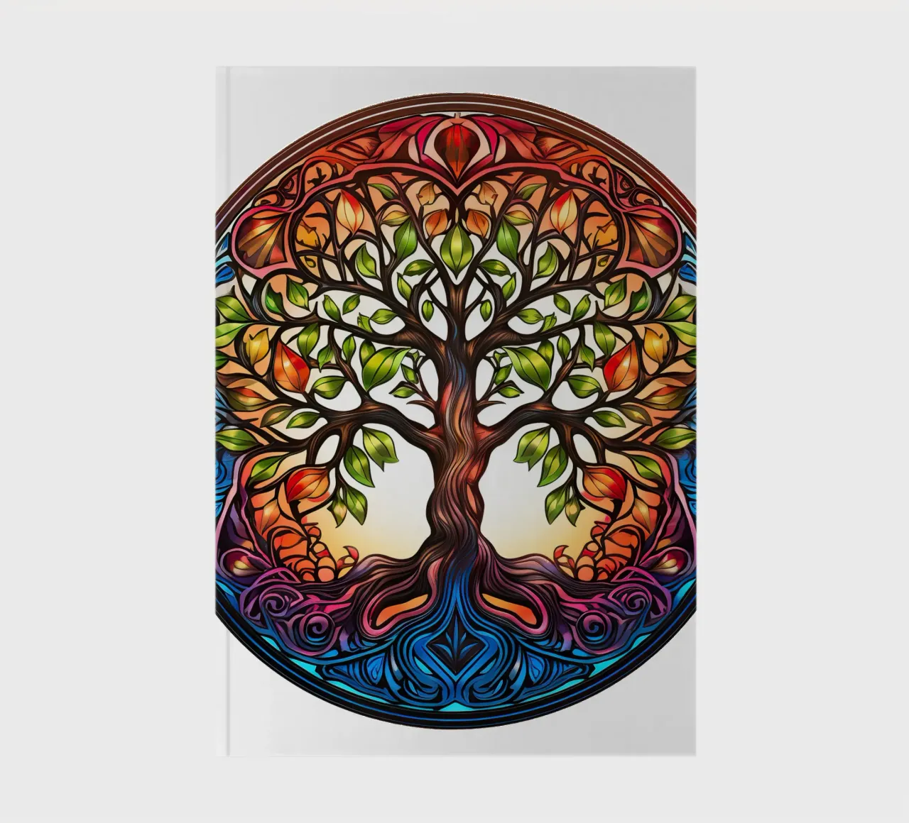 Colorful Tree of Life notebook by Spiritual Touch