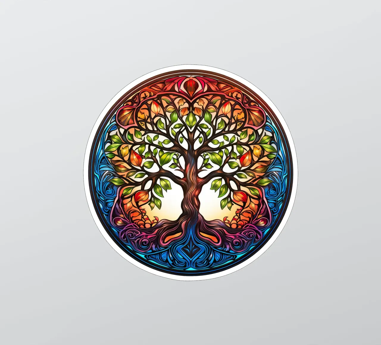 Colorido Árbol de la Vida pegatina de Spiritual Touch