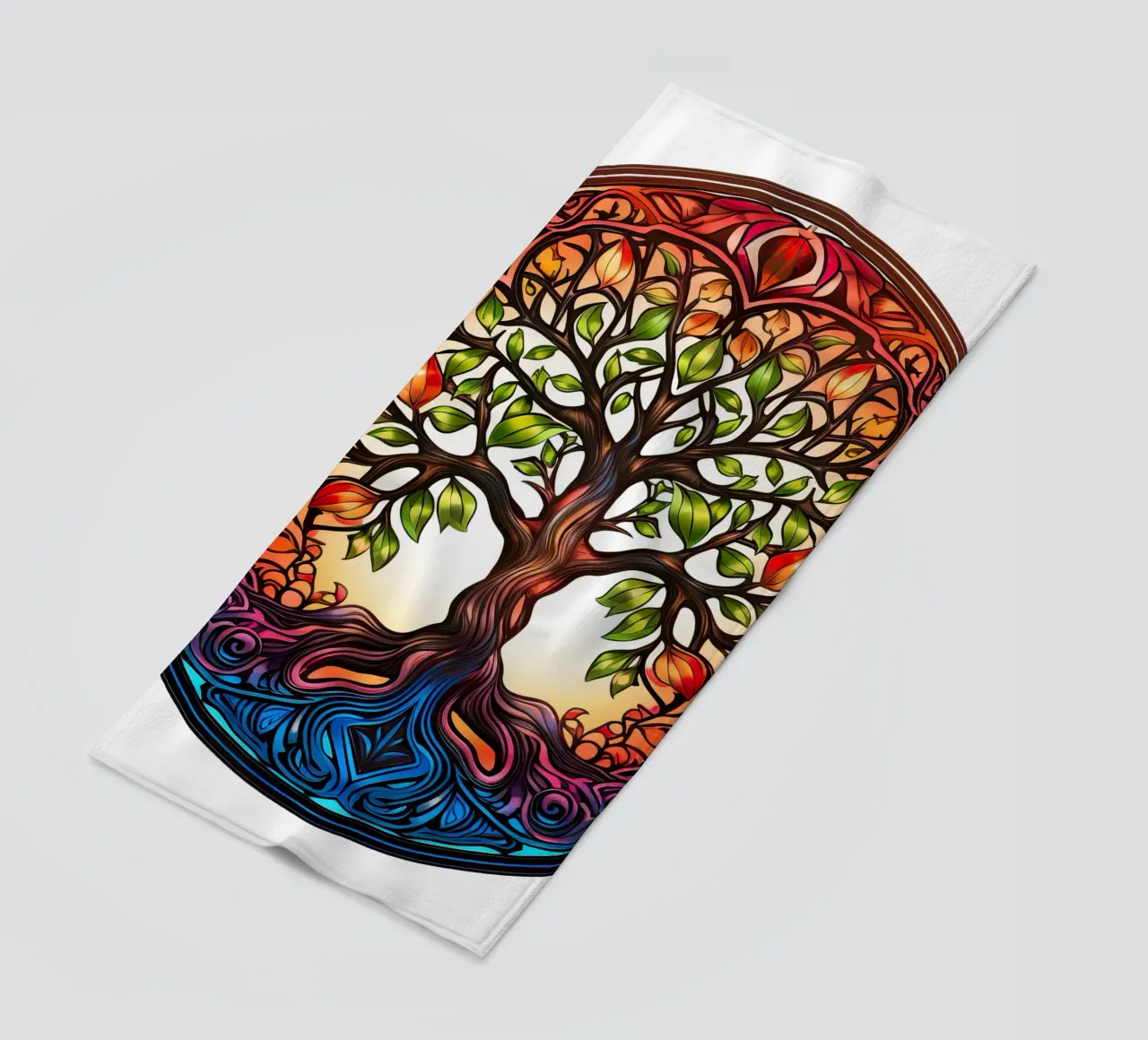 Albero della vita colorato telo mare da Spiritual Touch