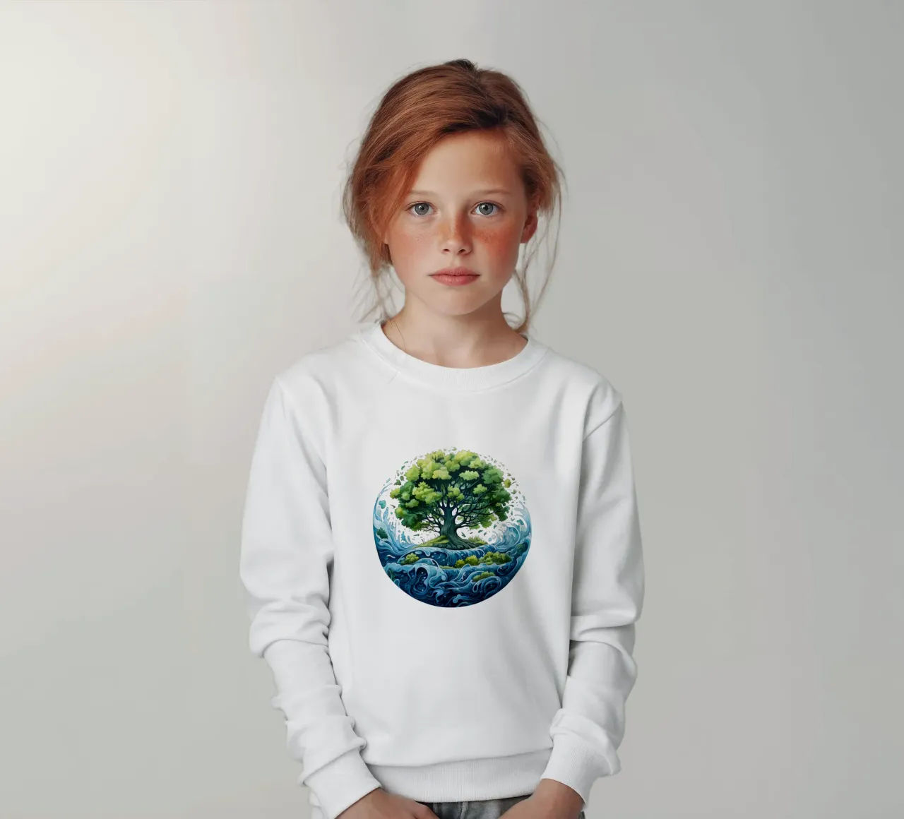 Albero della vita colorato felpa bambino da Spiritual Touch