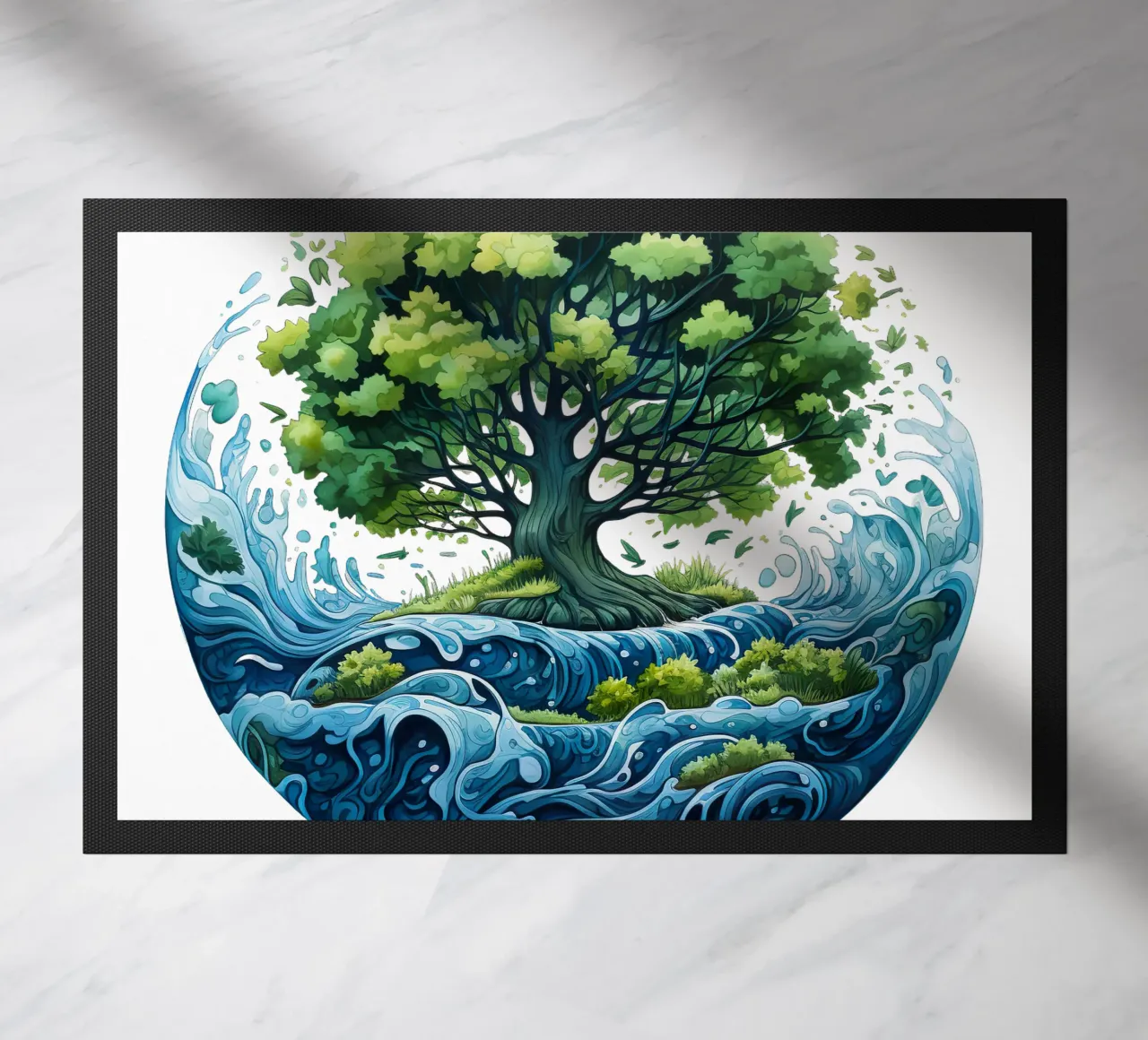 Albero della vita colorato zerbino da Spiritual Touch