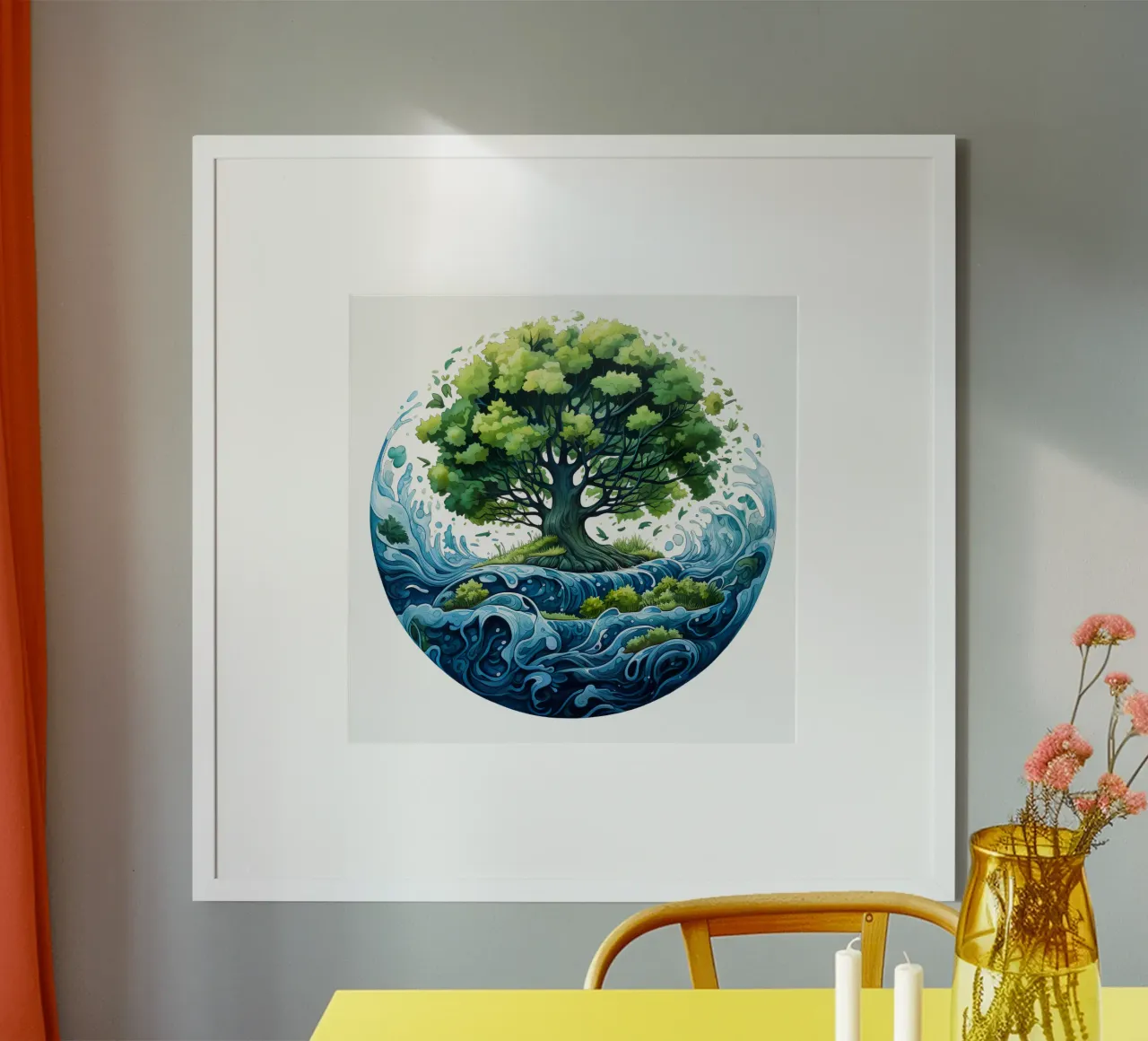 Albero della vita colorato poster da Spiritual Touch