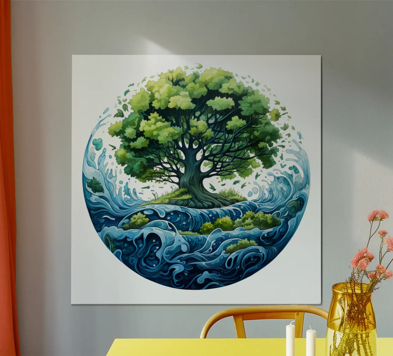 Albero della vita colorato poster da Spiritual Touch
