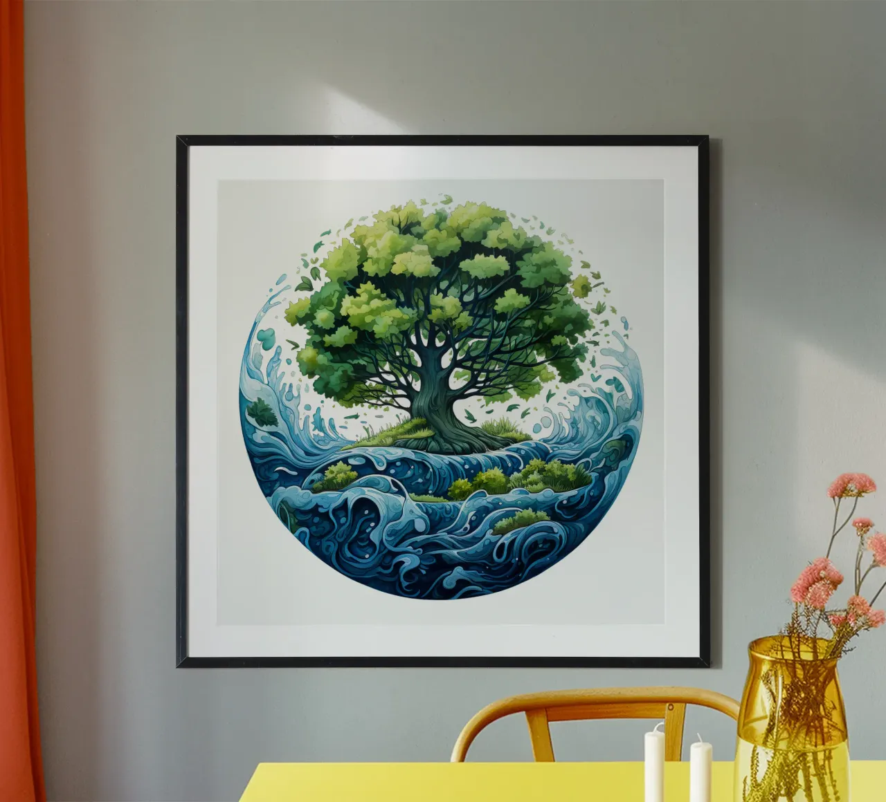 Albero della vita colorato poster da Spiritual Touch