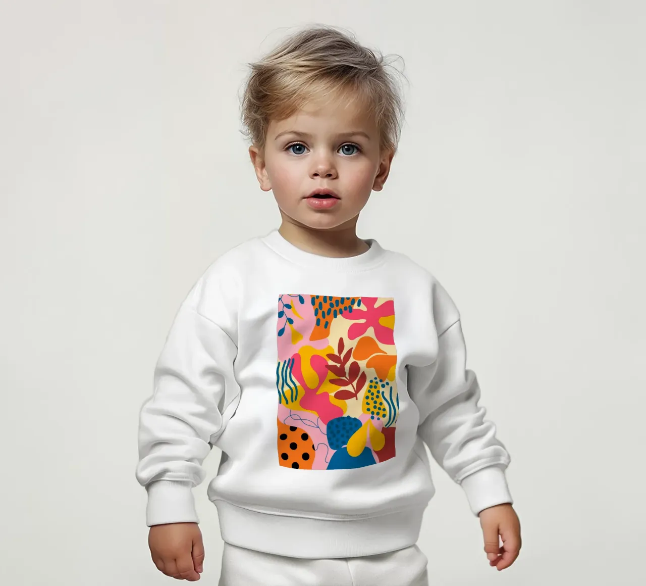 Abstract Floral Patterns baby sweatshirt by Demar Galleria