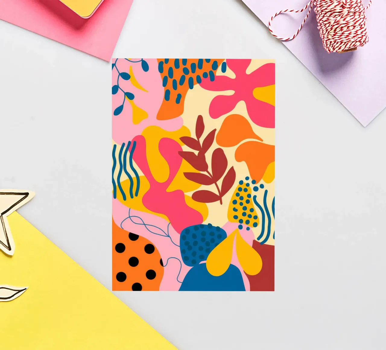 Abstract Floral Patterns sticker by Demar Galleria