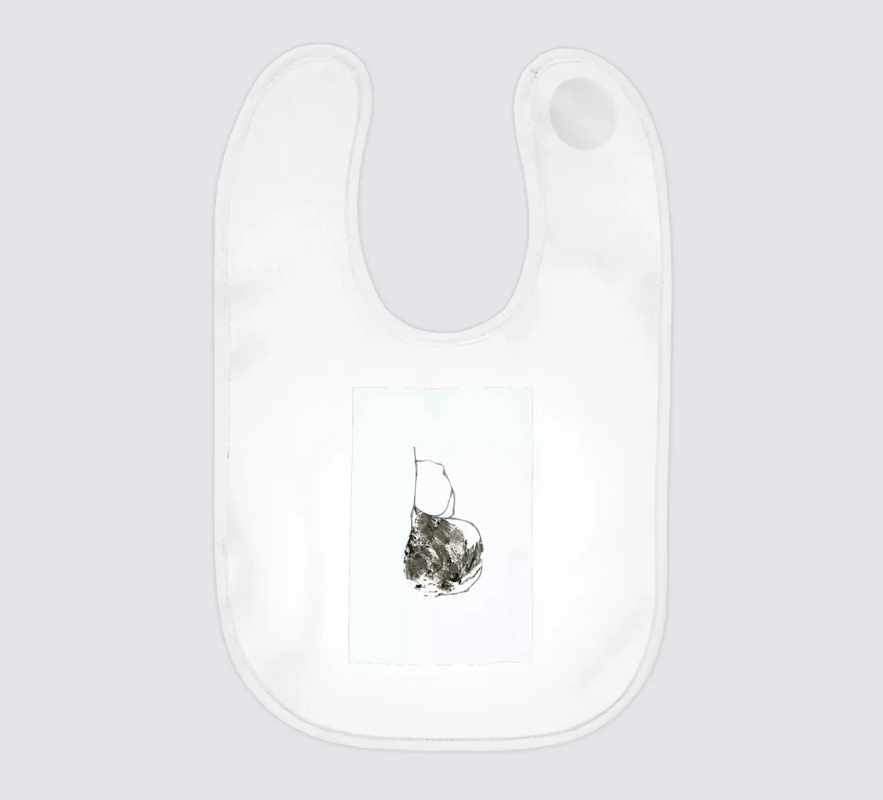 B baby bib by Marina Guiu