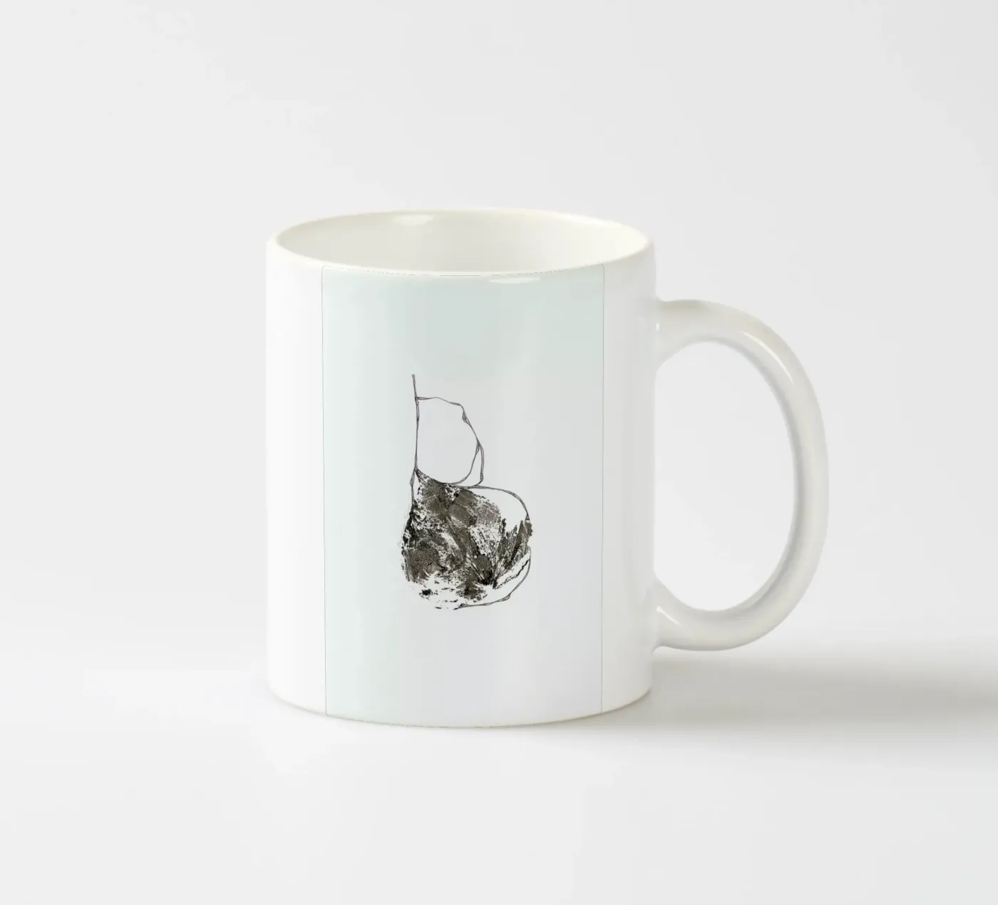 B mug en céramique de Marina Guiu