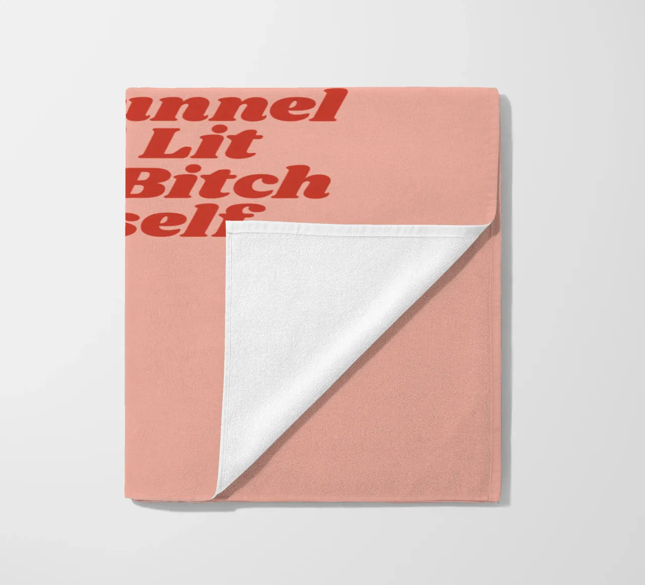 I Stopped Waiting for the Light at the End of the Tunnel beach towel by THE MOTIVATED TYPE