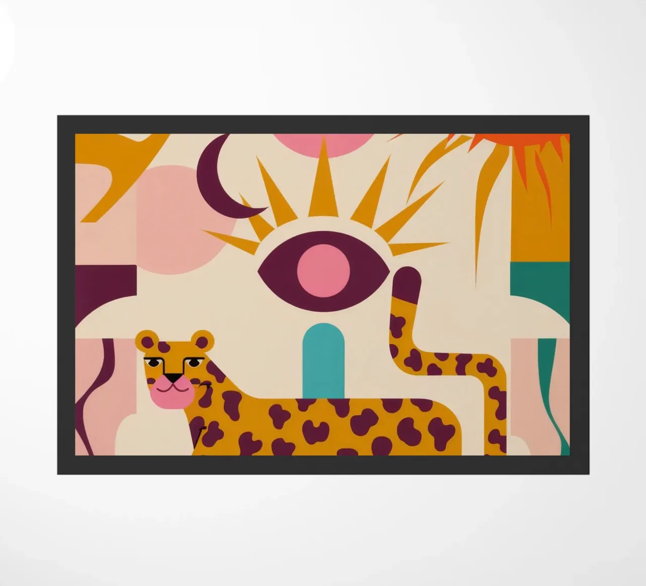 Leopardo e Sole zerbino da Demar Galleria