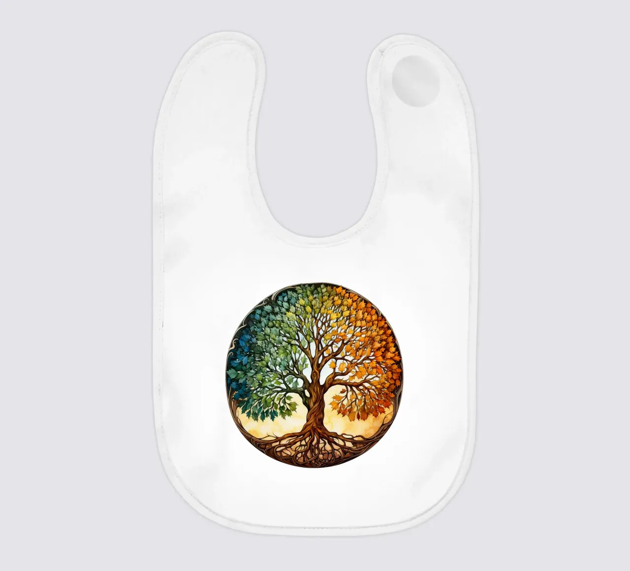 Albero della vita colorato bavaglino da Spiritual Touch