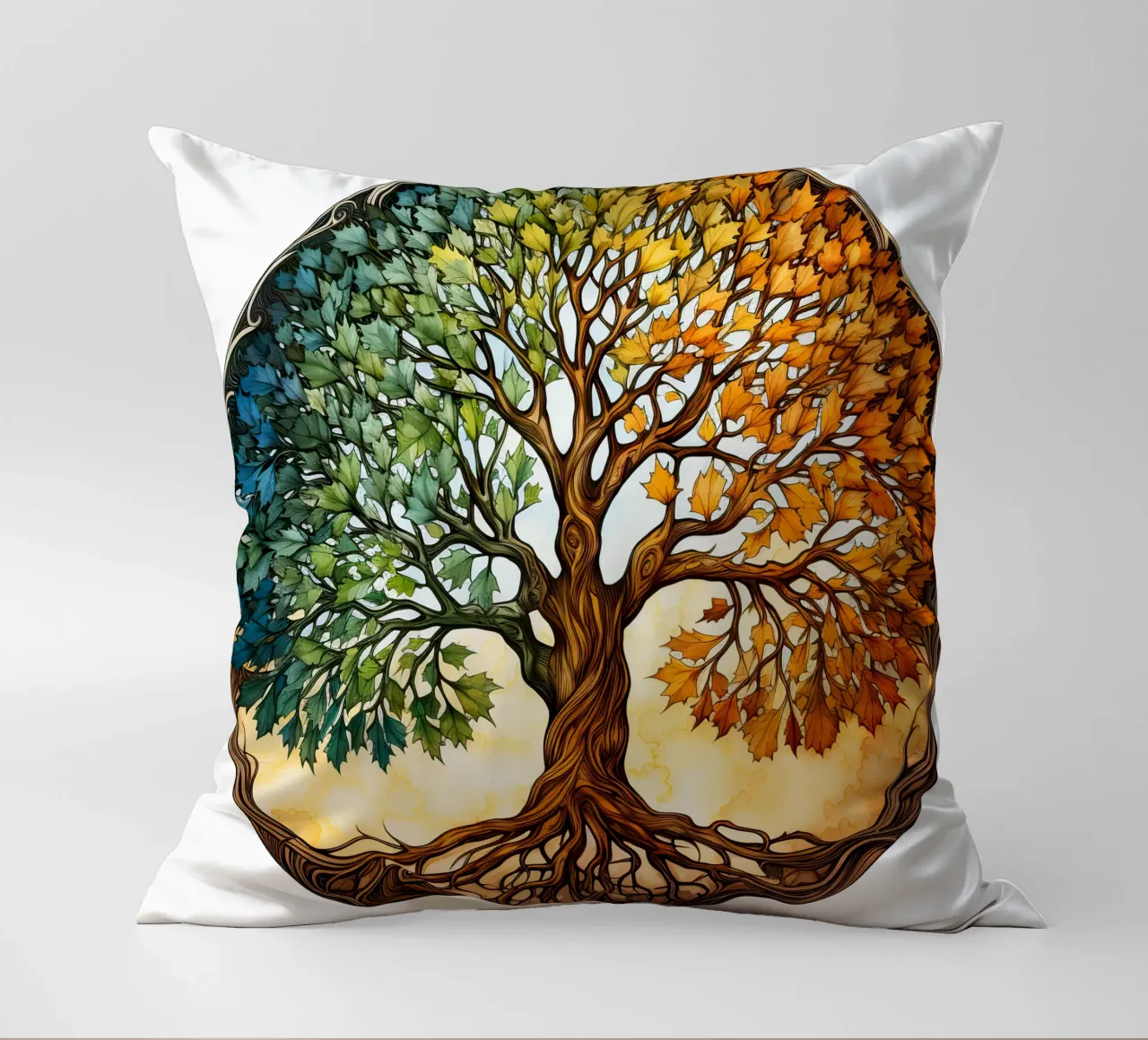 Albero della vita colorato cuscino da Spiritual Touch