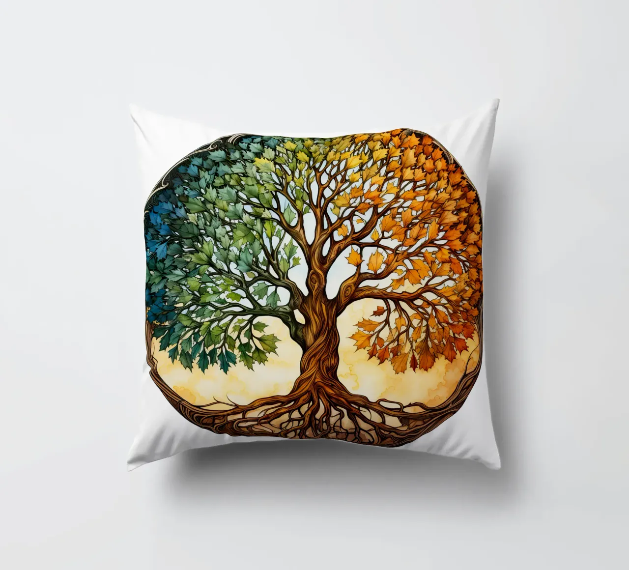 Albero della vita colorato cuscino da Spiritual Touch