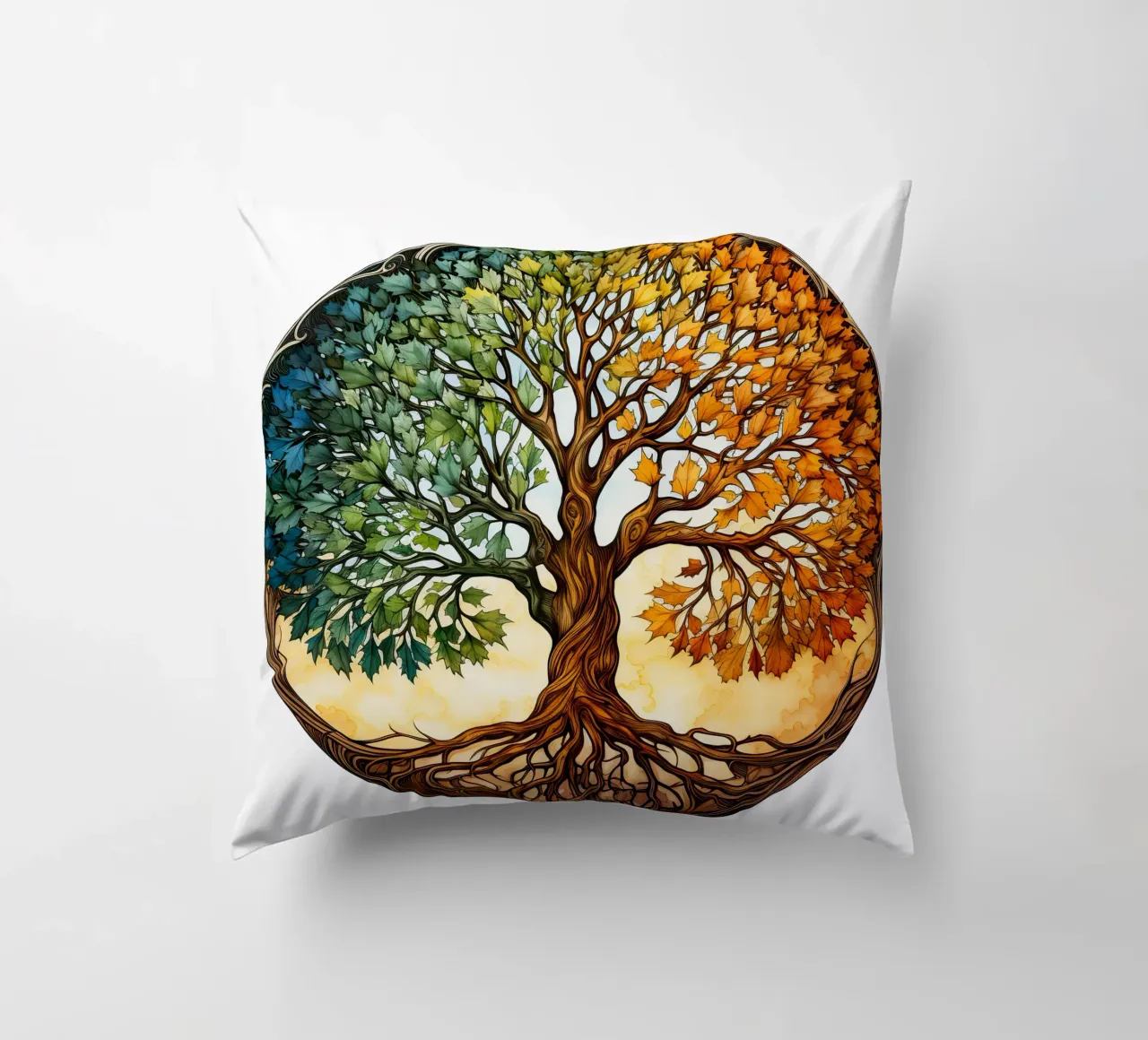 Albero della vita colorato cuscino da Spiritual Touch