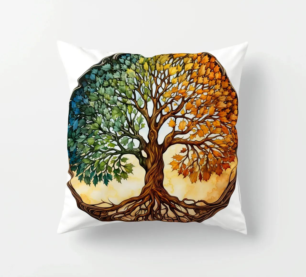 Albero della vita colorato cuscino da Spiritual Touch