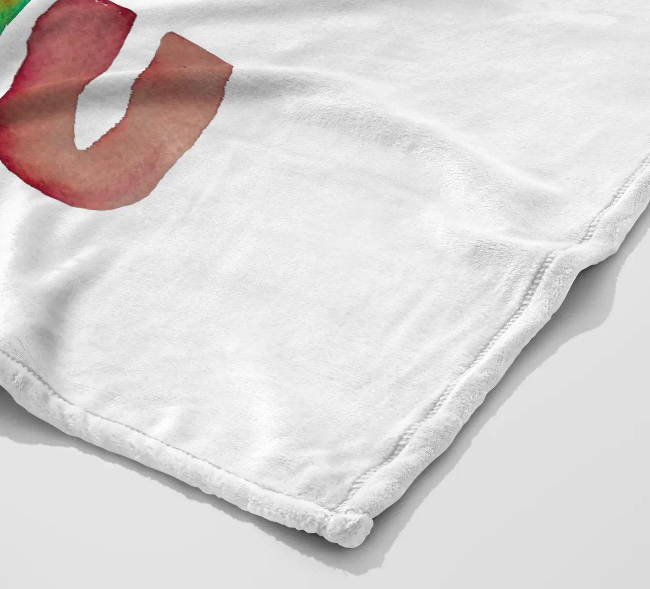 Be True to You - Design tipografico arcobaleno per bambini coperta in pile da THE MOTIVATED TYPE