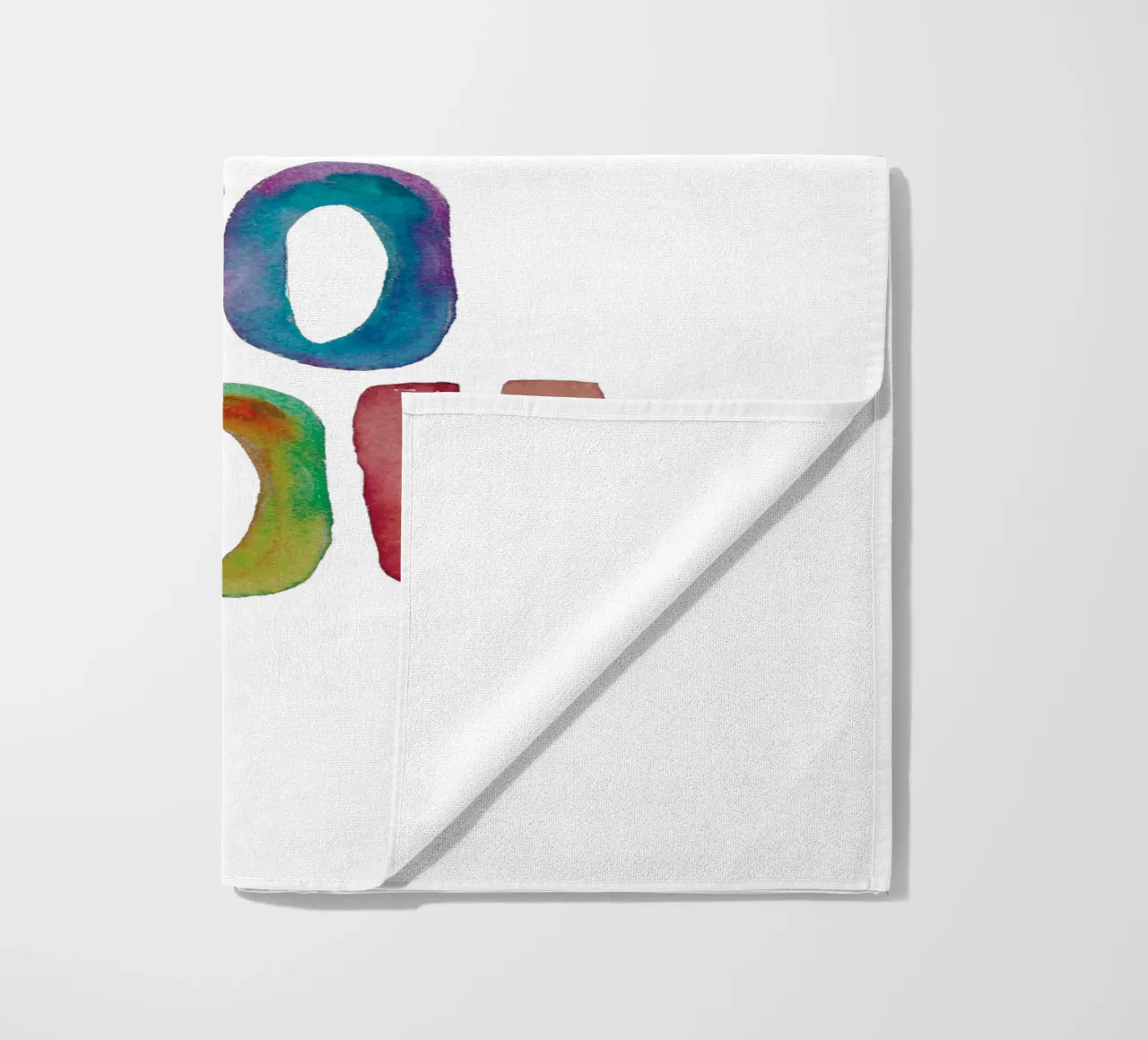 Be True to You - Design tipografico arcobaleno per bambini telo mare da THE MOTIVATED TYPE