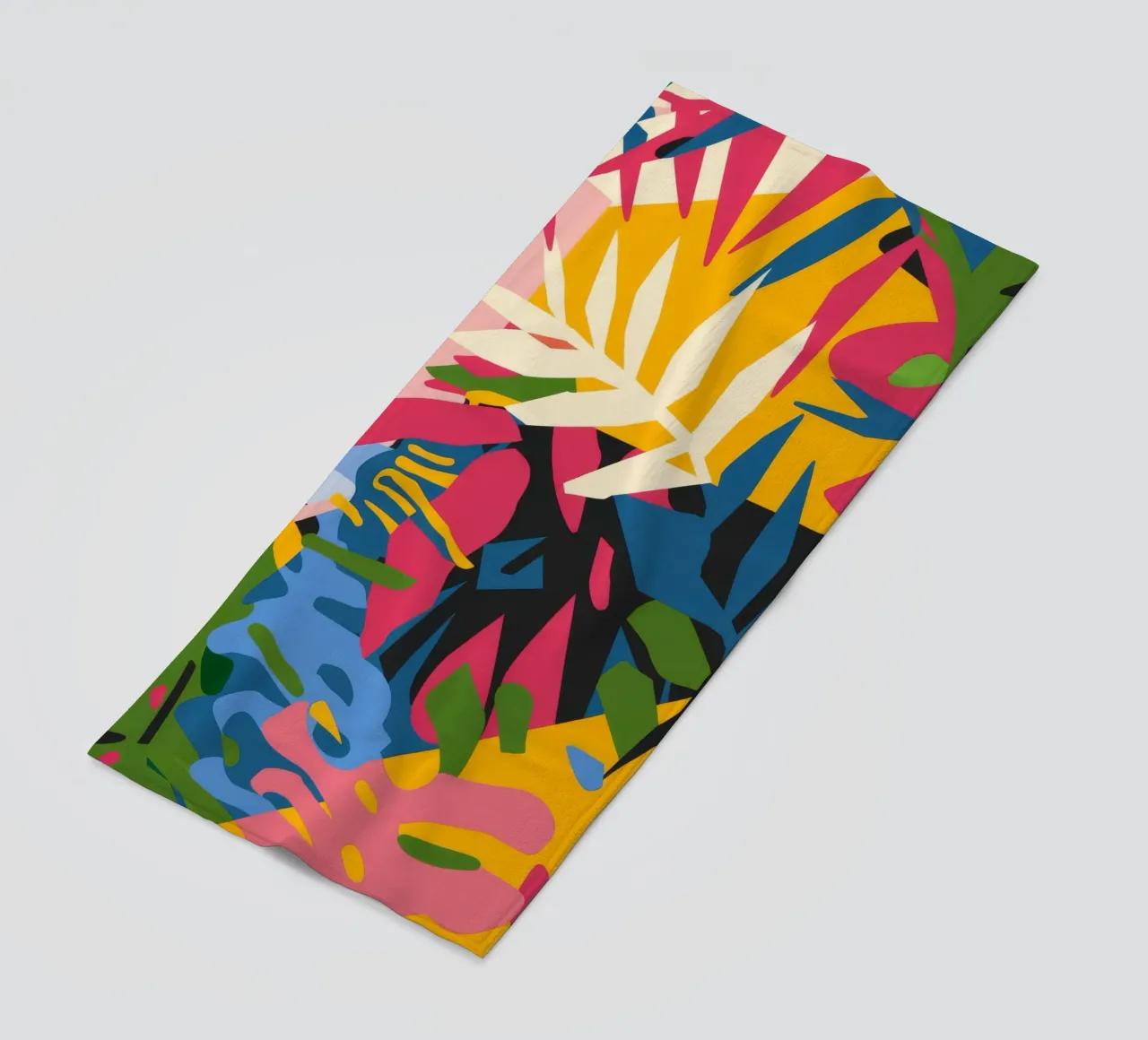 Couleurs du feuillage de la jungle serviette de plage de Demar Galleria