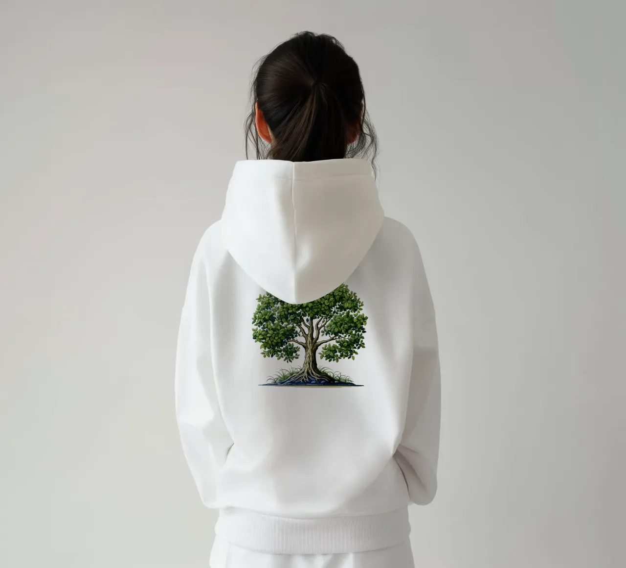 Albero della vita colorato felpa con cappuccio da Spiritual Touch