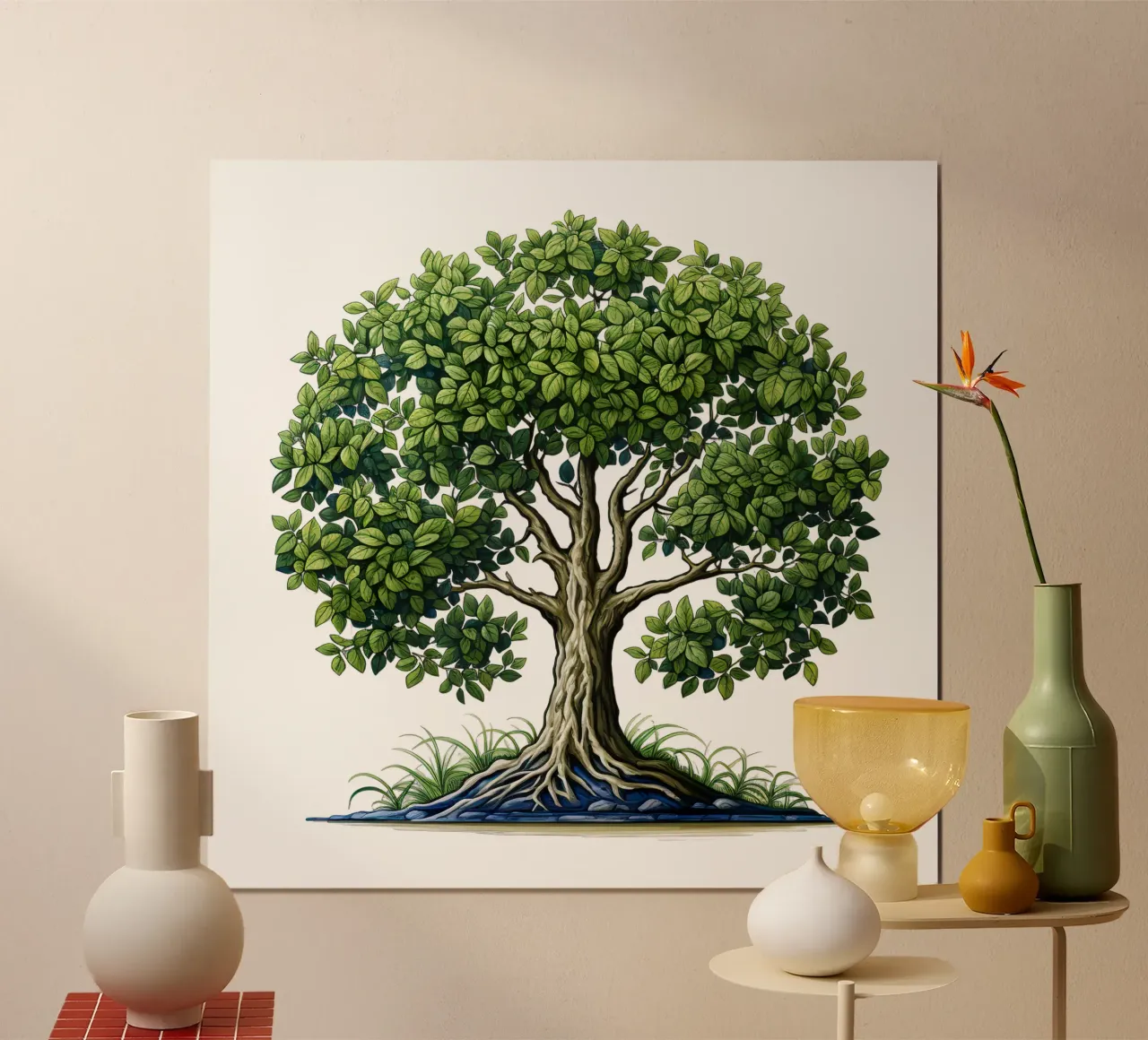 Albero della vita colorato poster da Spiritual Touch