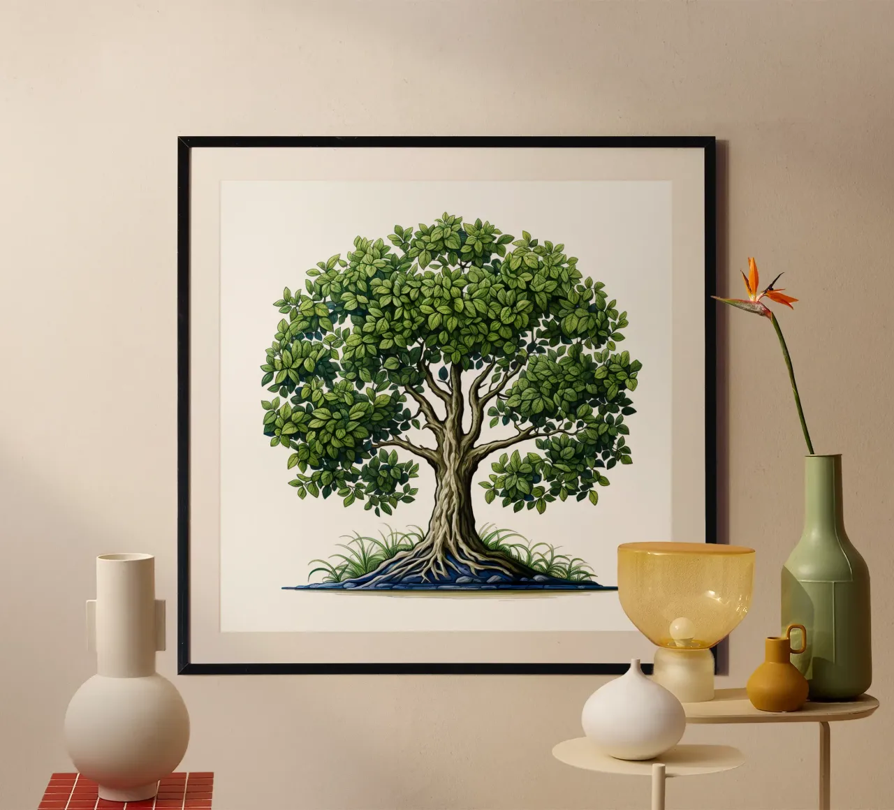 Albero della vita colorato poster da Spiritual Touch