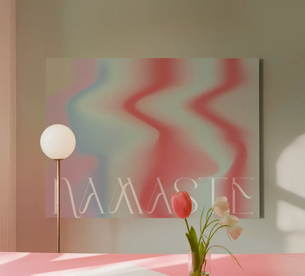 Namaste (Radiant Version No 01) tela da treechild