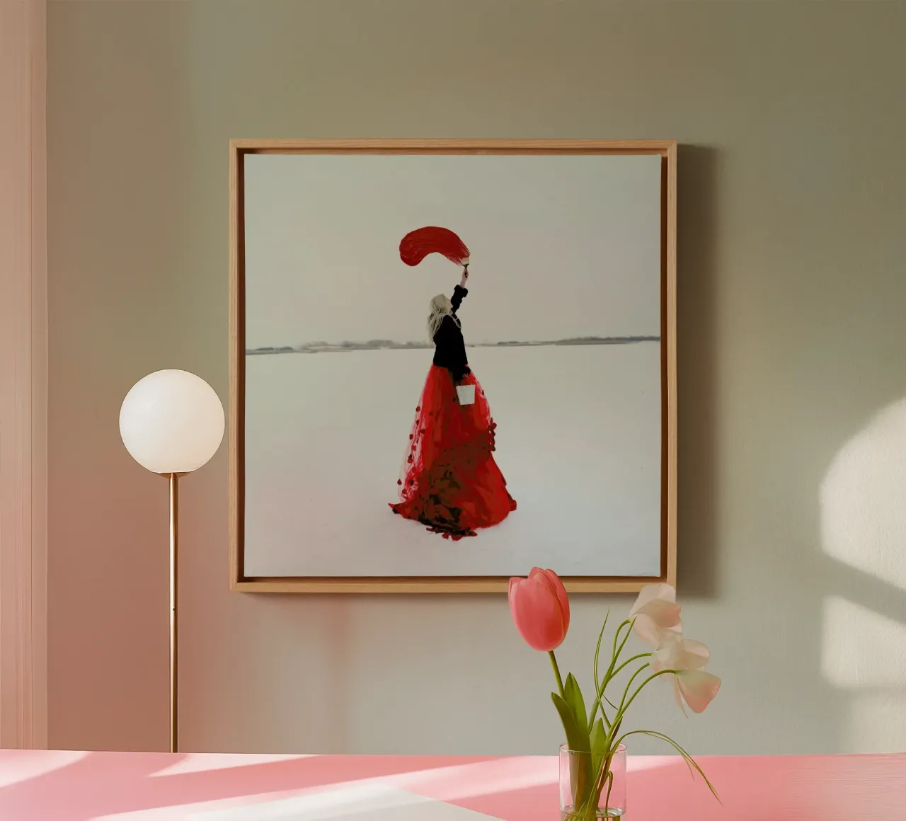 Paint Your Life canvas with Floater frame by Jovana Rikalo