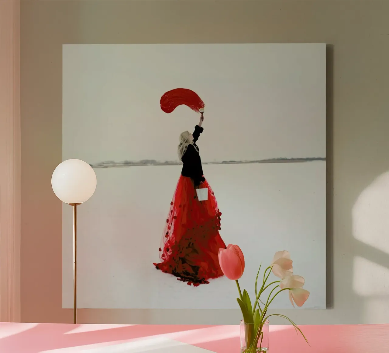 Paint Your Life canvas with Floater frame by Jovana Rikalo