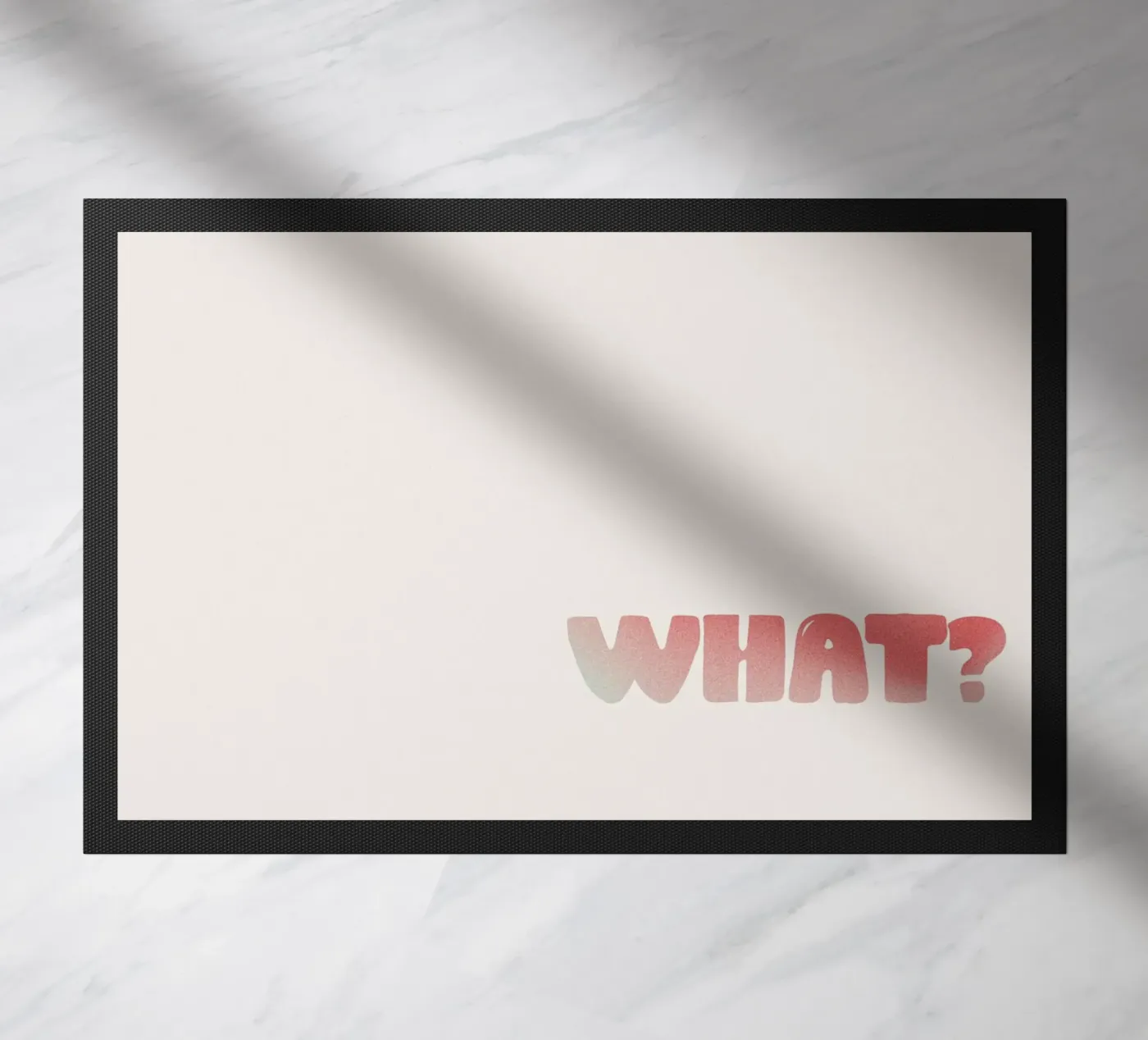 What? doormat by treechild
