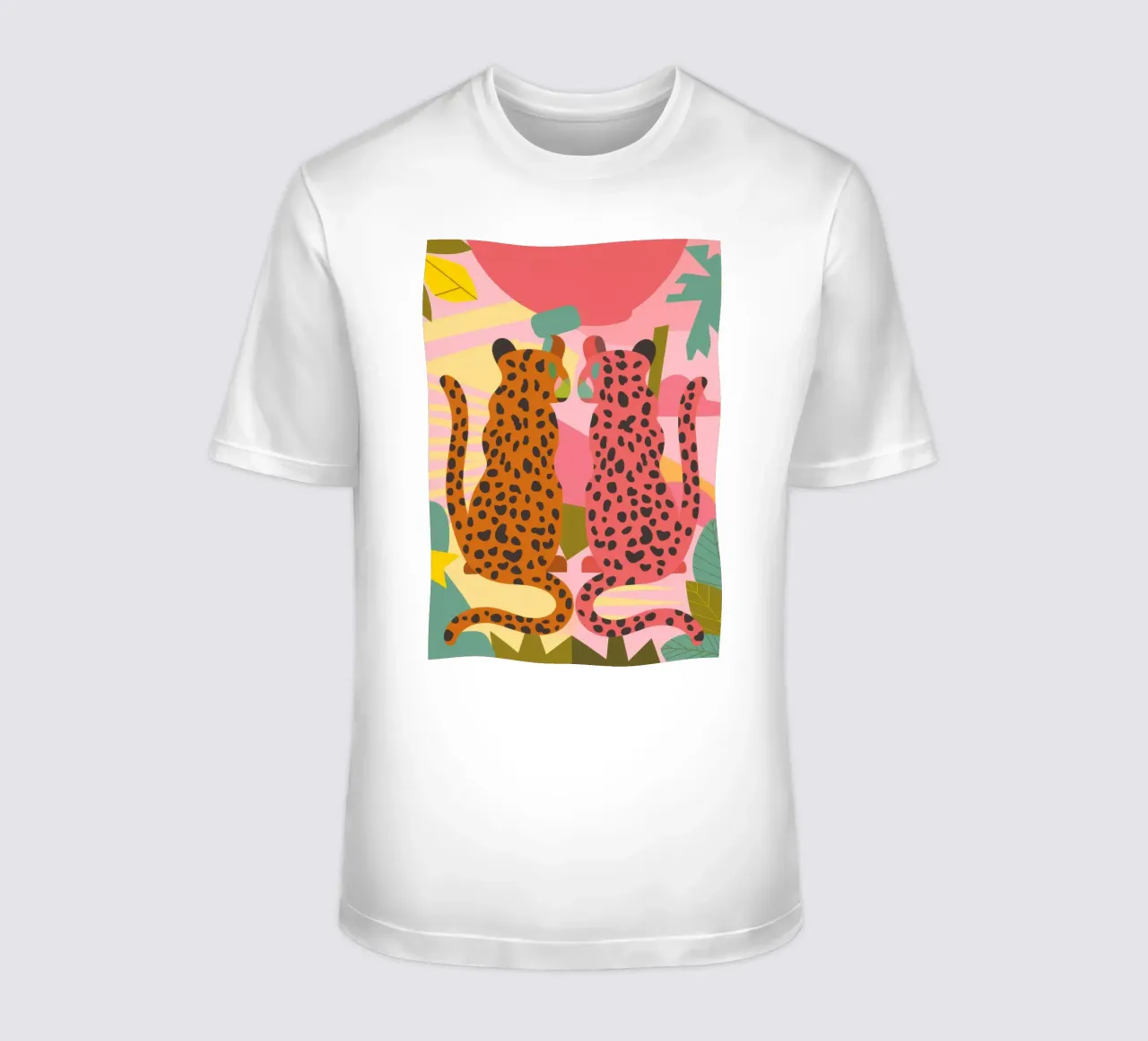 Leopardi in amore t-shirt da Demar Galleria