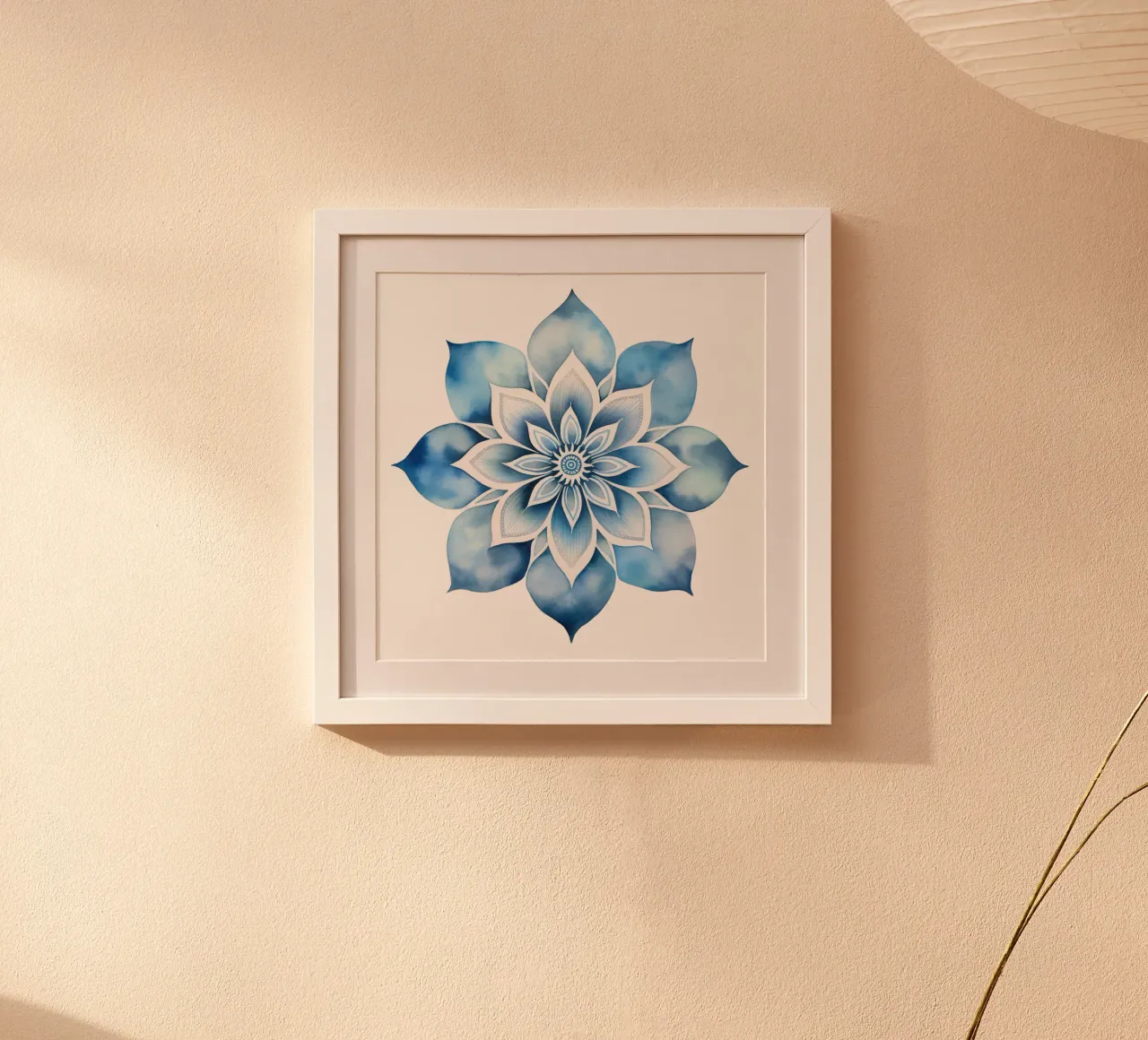 Mandala smerigliato ad acquerello poster da Spiritual Touch