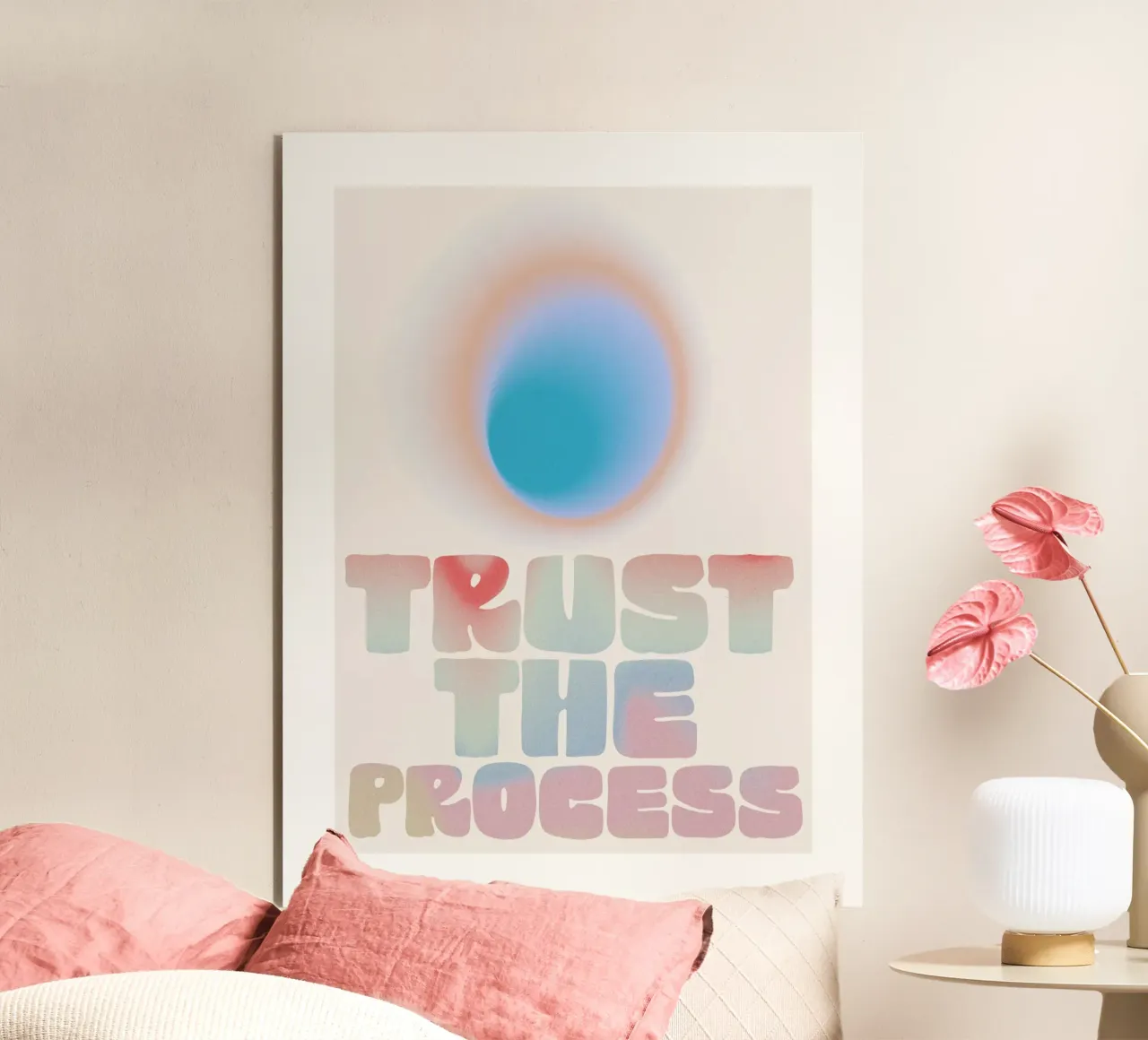 Trust The Process (Radiant) pannello forex da treechild