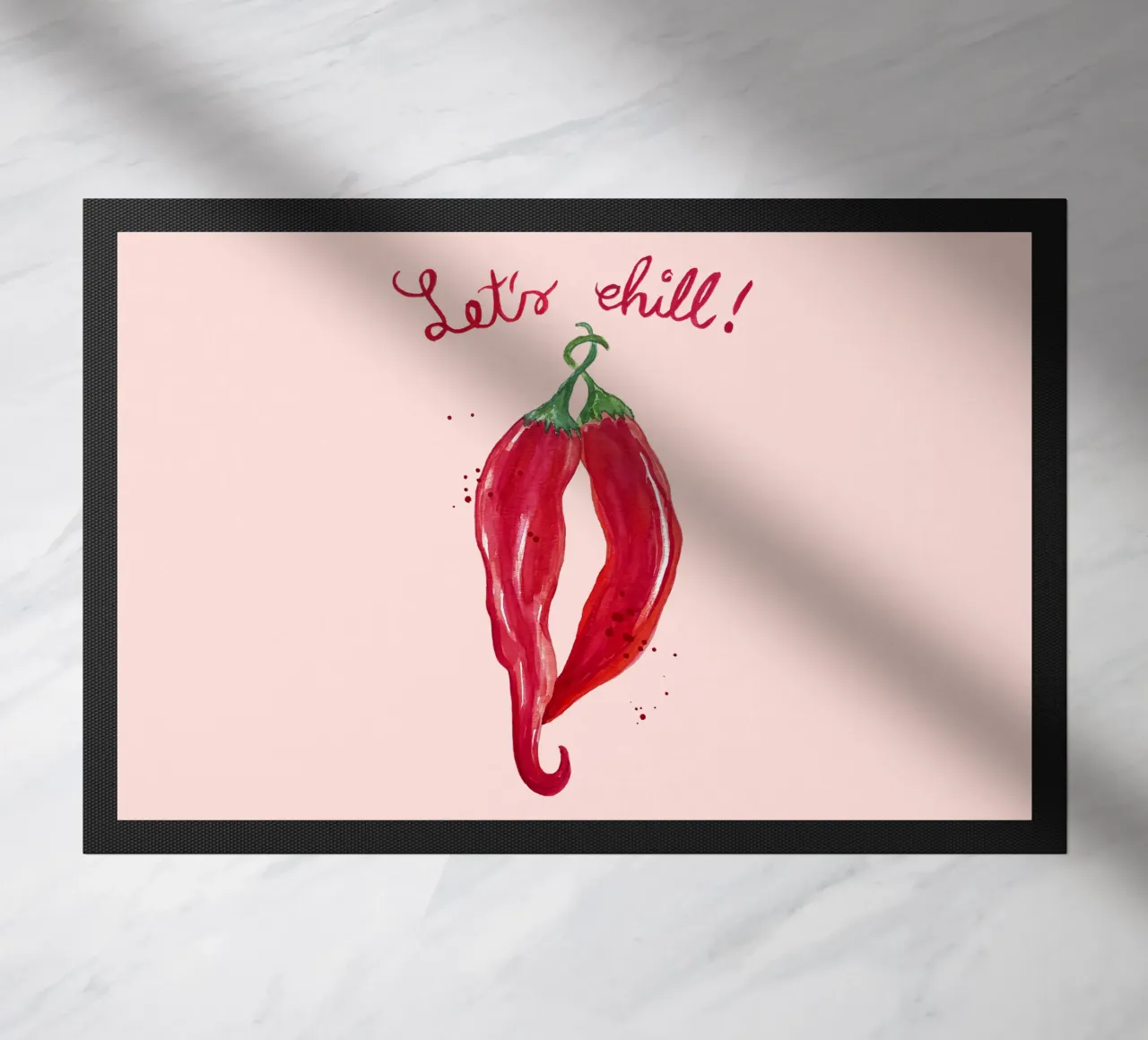 Chilling Chilies zerbino da Illustration Raissa Oltmanns