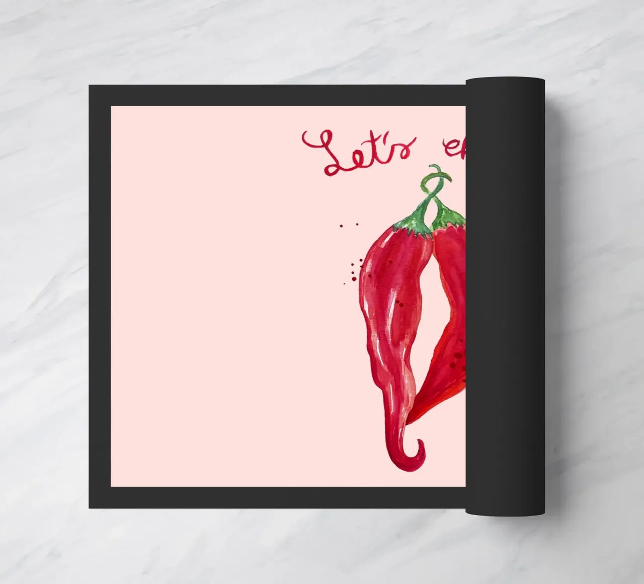 Chilling Chilies zerbino da Illustration Raissa Oltmanns