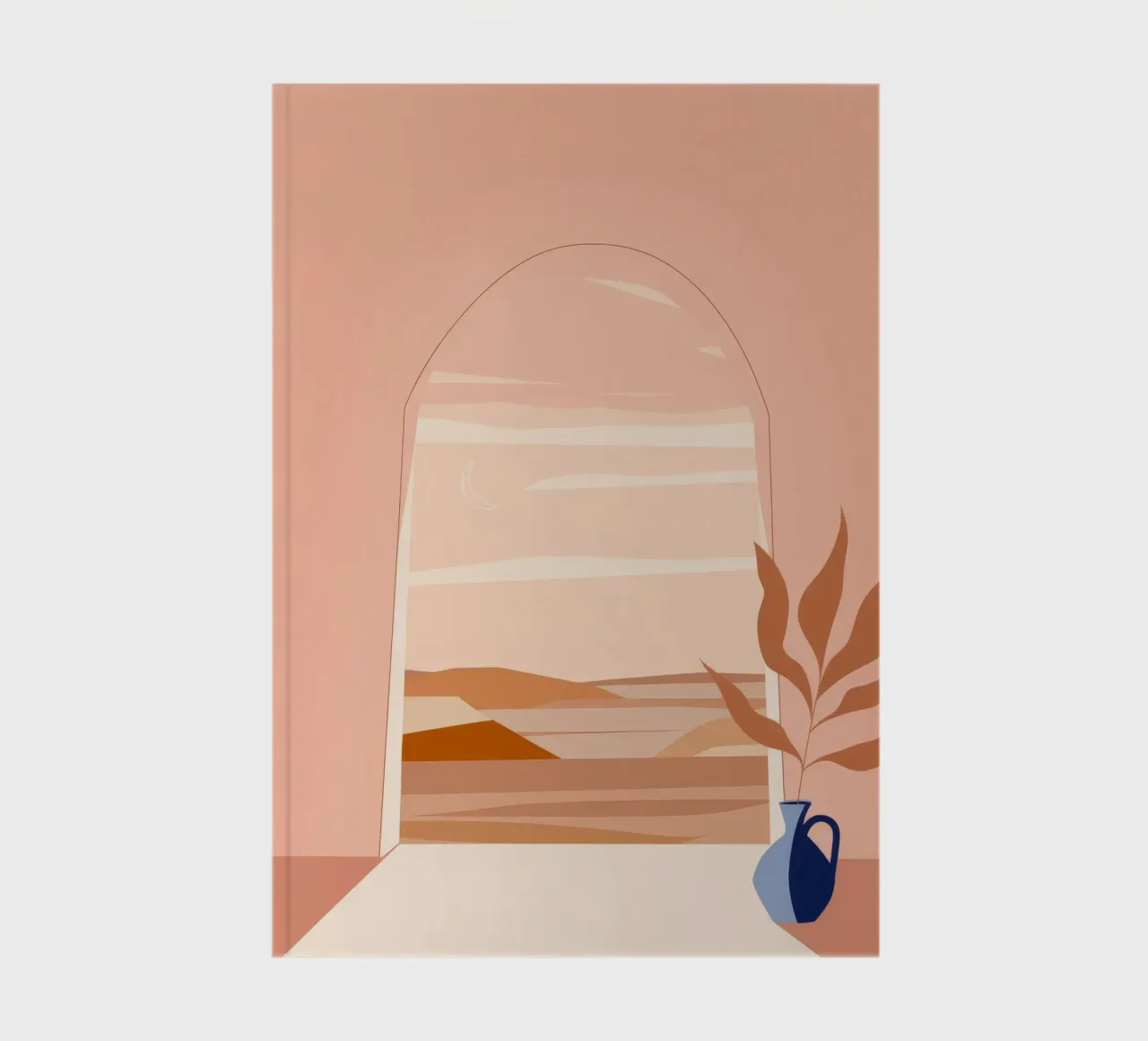 Desert Archway View notebook by Demar Galleria