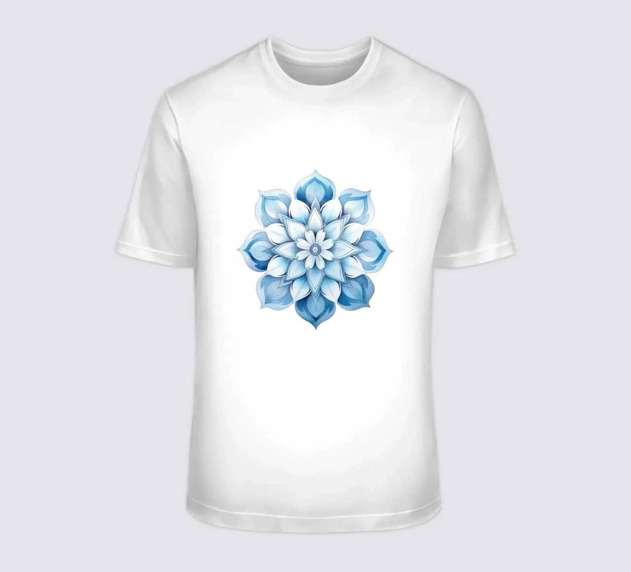 Watercolour Frosted Mandala t-shirt by Spiritual Touch