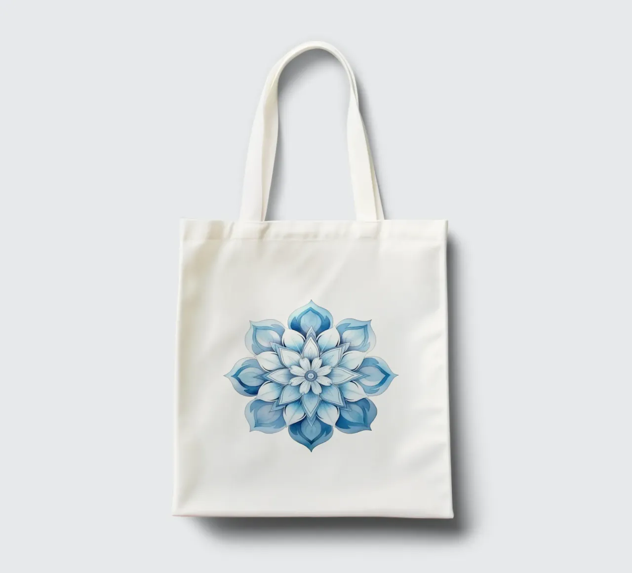 Watercolour Frosted Mandala tote bag by Spiritual Touch
