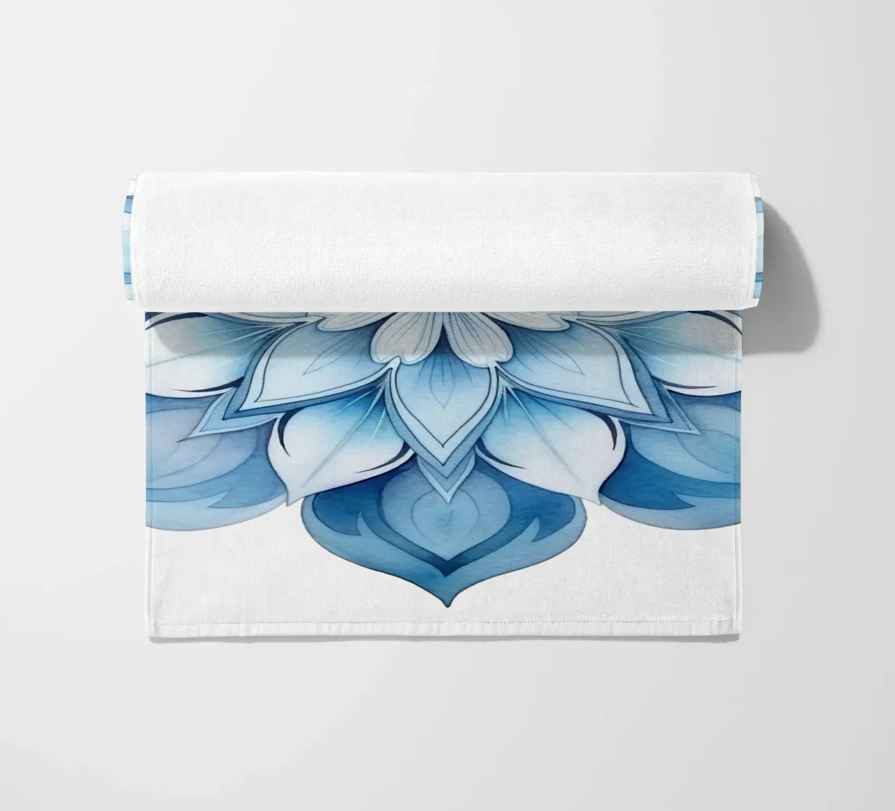 Mandala smerigliato ad acquerello telo mare da Spiritual Touch