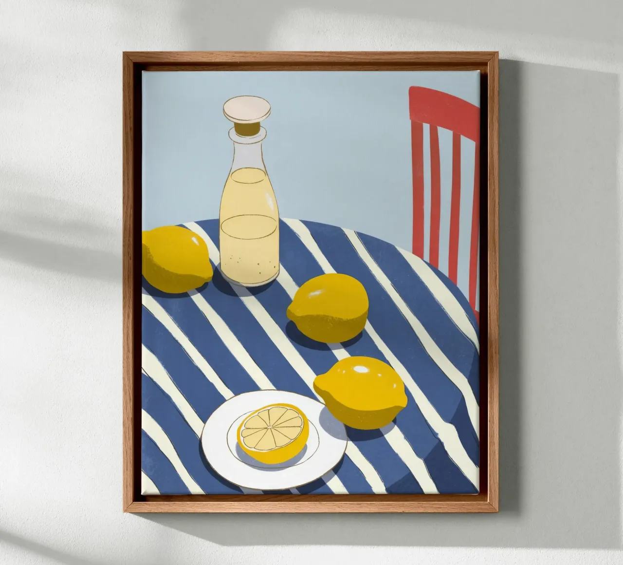 Lemonade on Table canvas by Demar Galleria