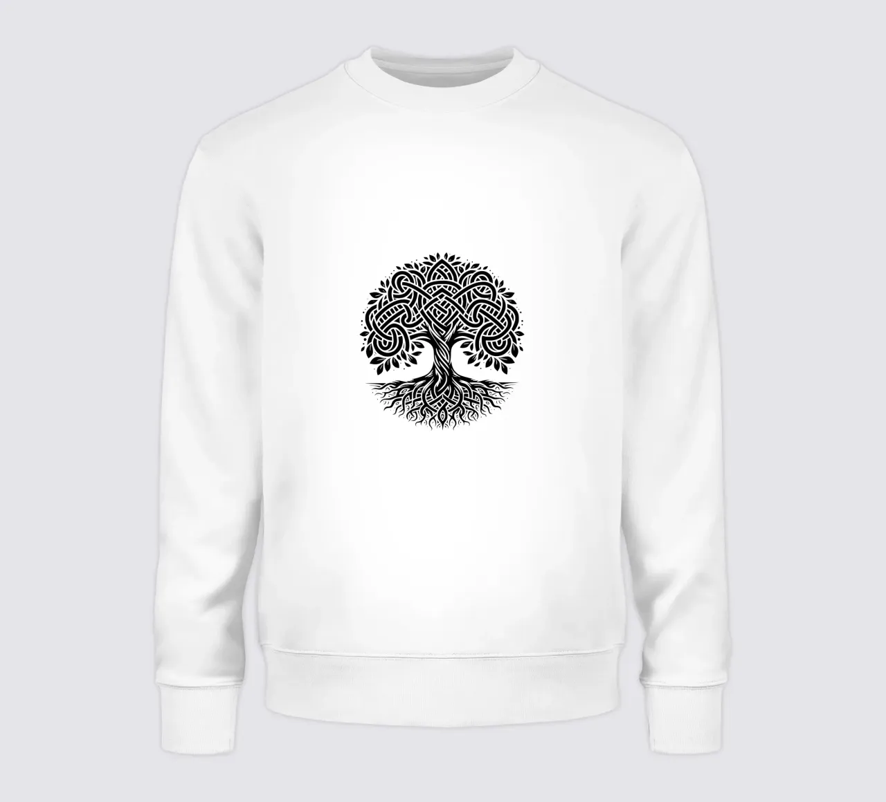 Albero della vita in bianco e nero felpa da Spiritual Touch