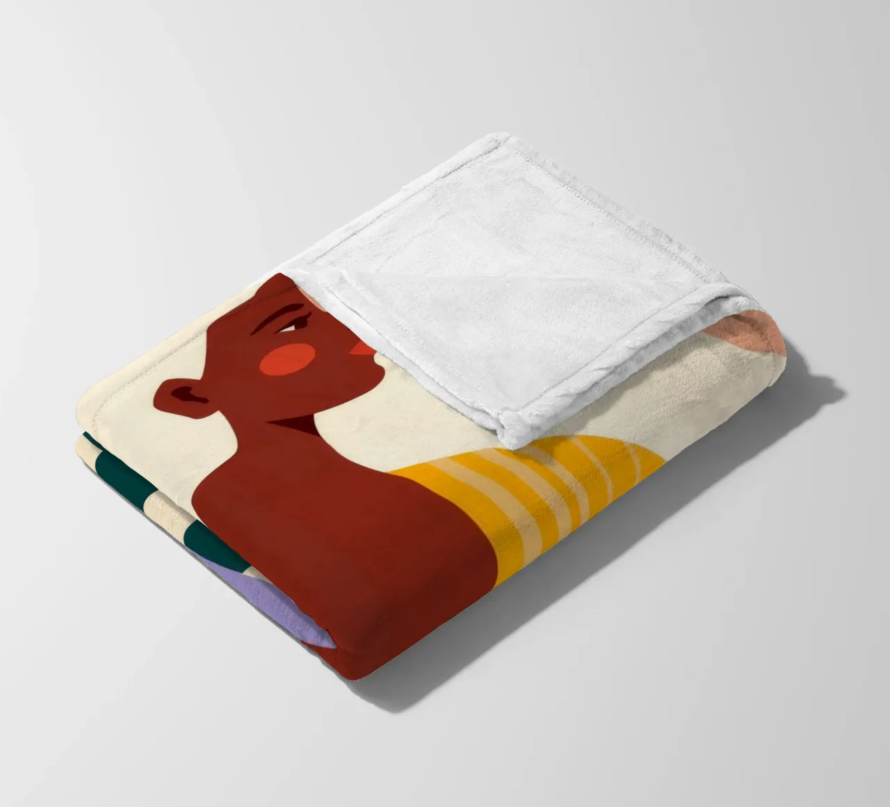 Silhouette colorata coperta in pile da Demar Galleria