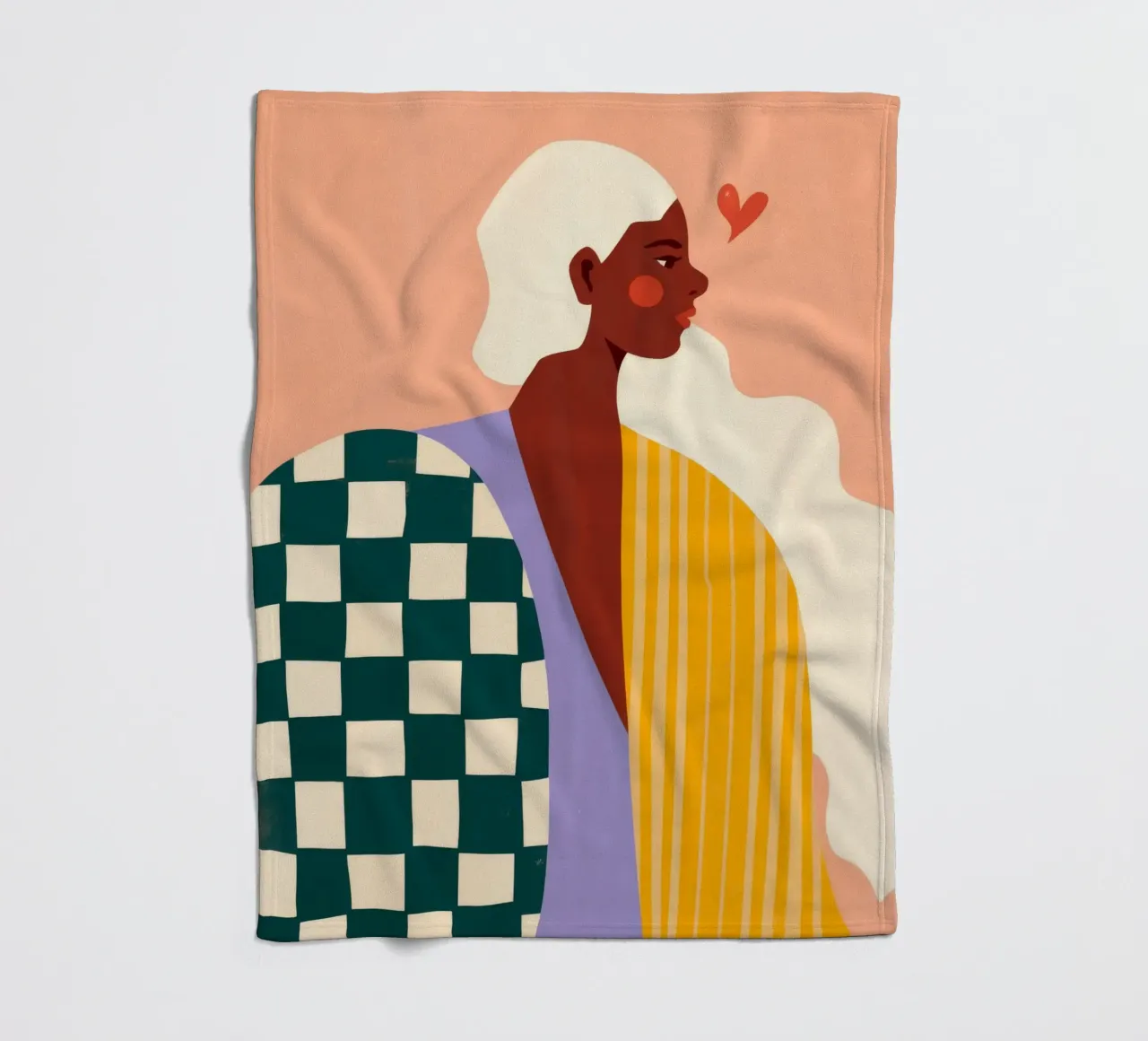 Silhouette colorata coperta in pile da Demar Galleria