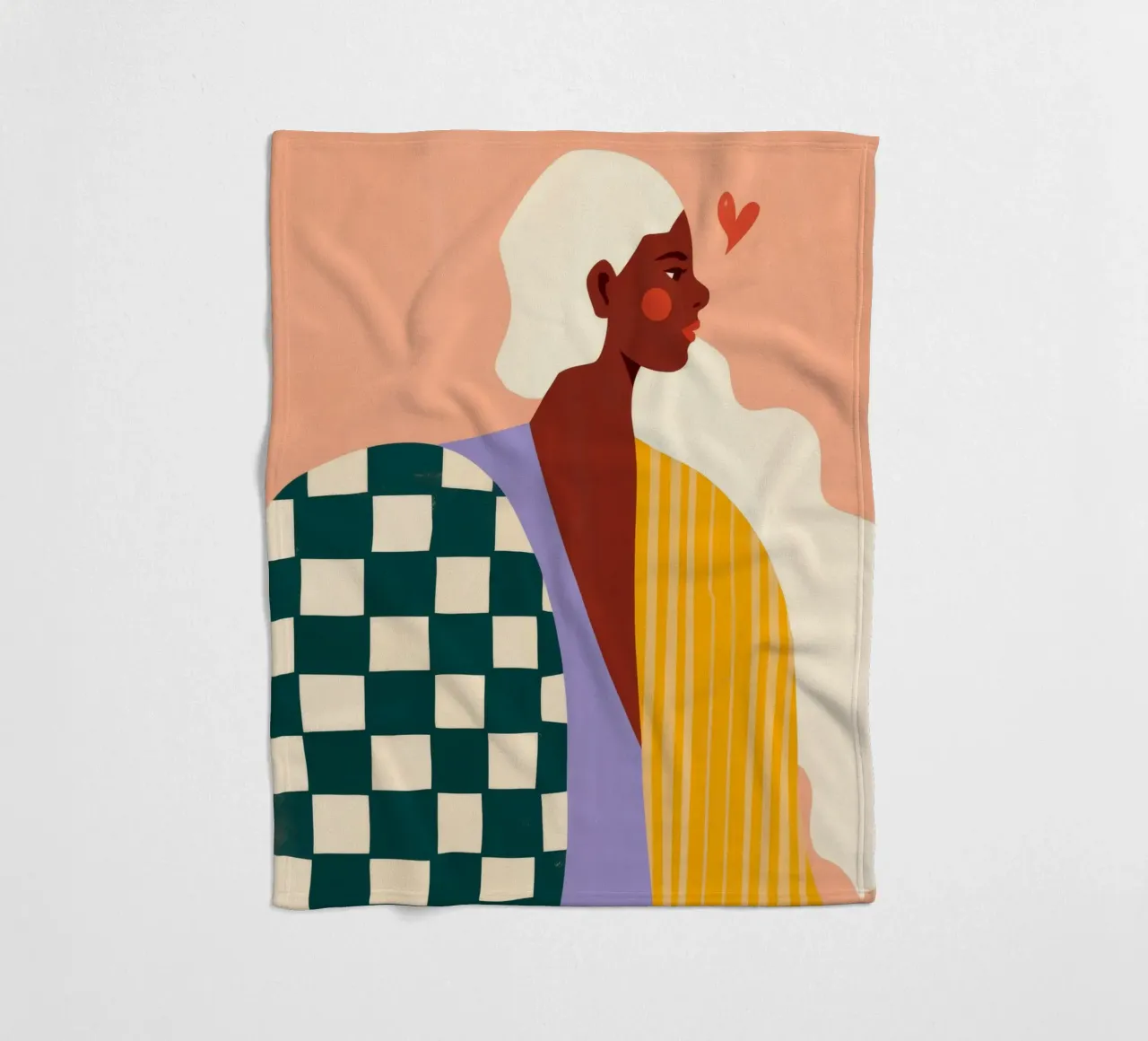 Silhouette colorata coperta in pile da Demar Galleria