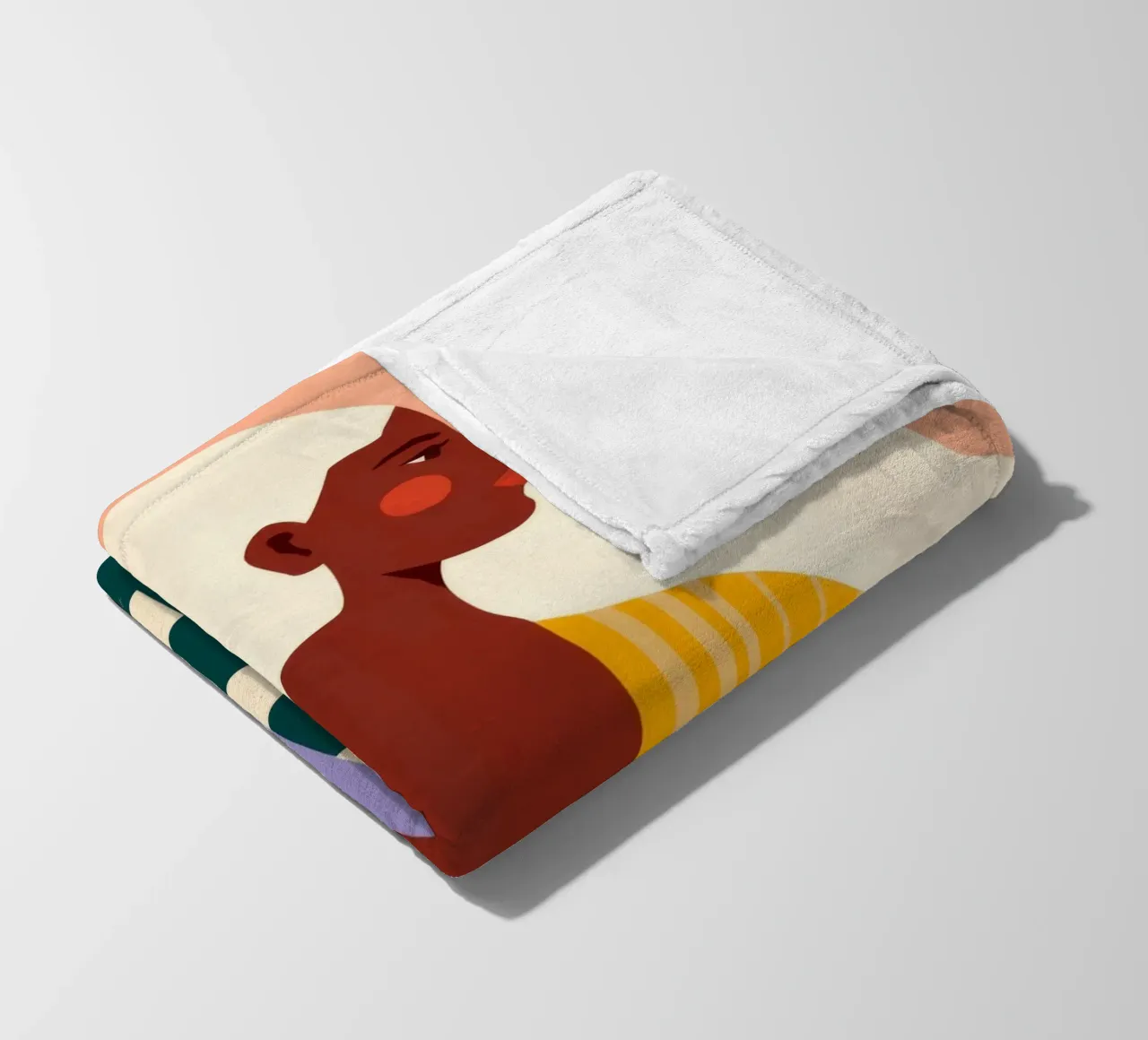 Silhouette colorata coperta in pile da Demar Galleria