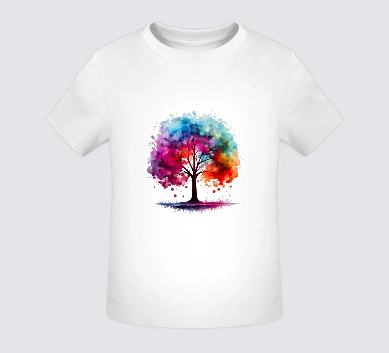 Albero della vita colorato maglietta neonato da Spiritual Touch