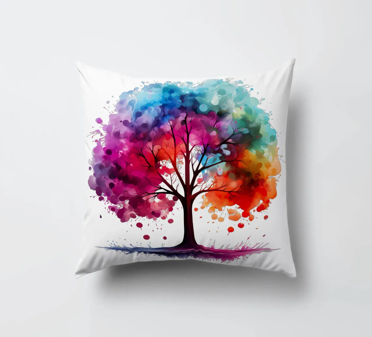 Albero della vita colorato cuscino da Spiritual Touch