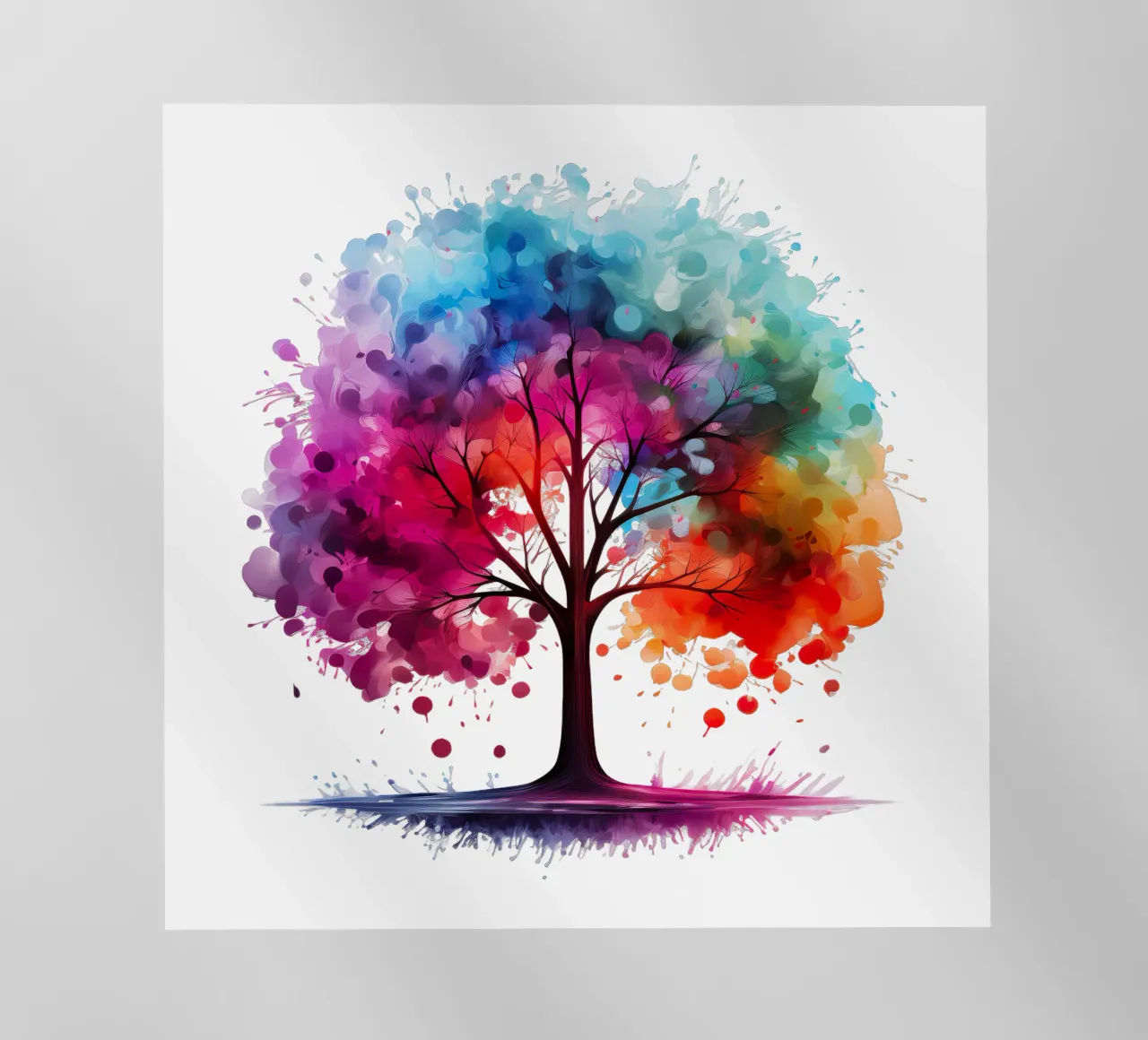 Albero della vita colorato pellicola backlit da Spiritual Touch