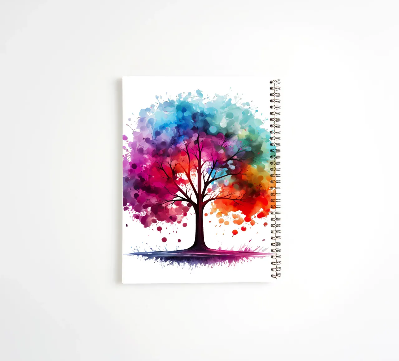 Colorful Tree of Life spiral notebook by Spiritual Touch