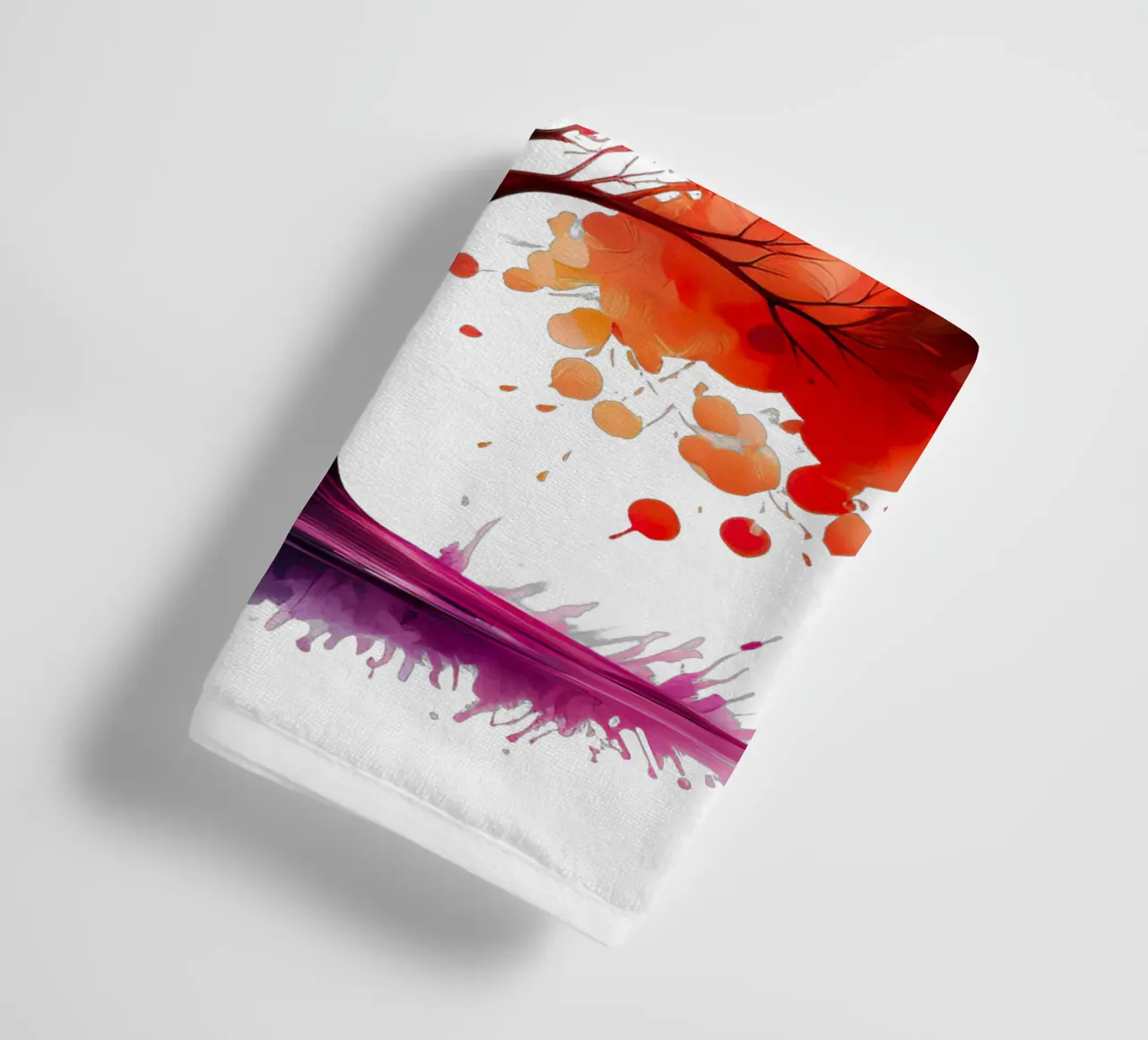 Albero della vita colorato asciugamano da bagno da Spiritual Touch